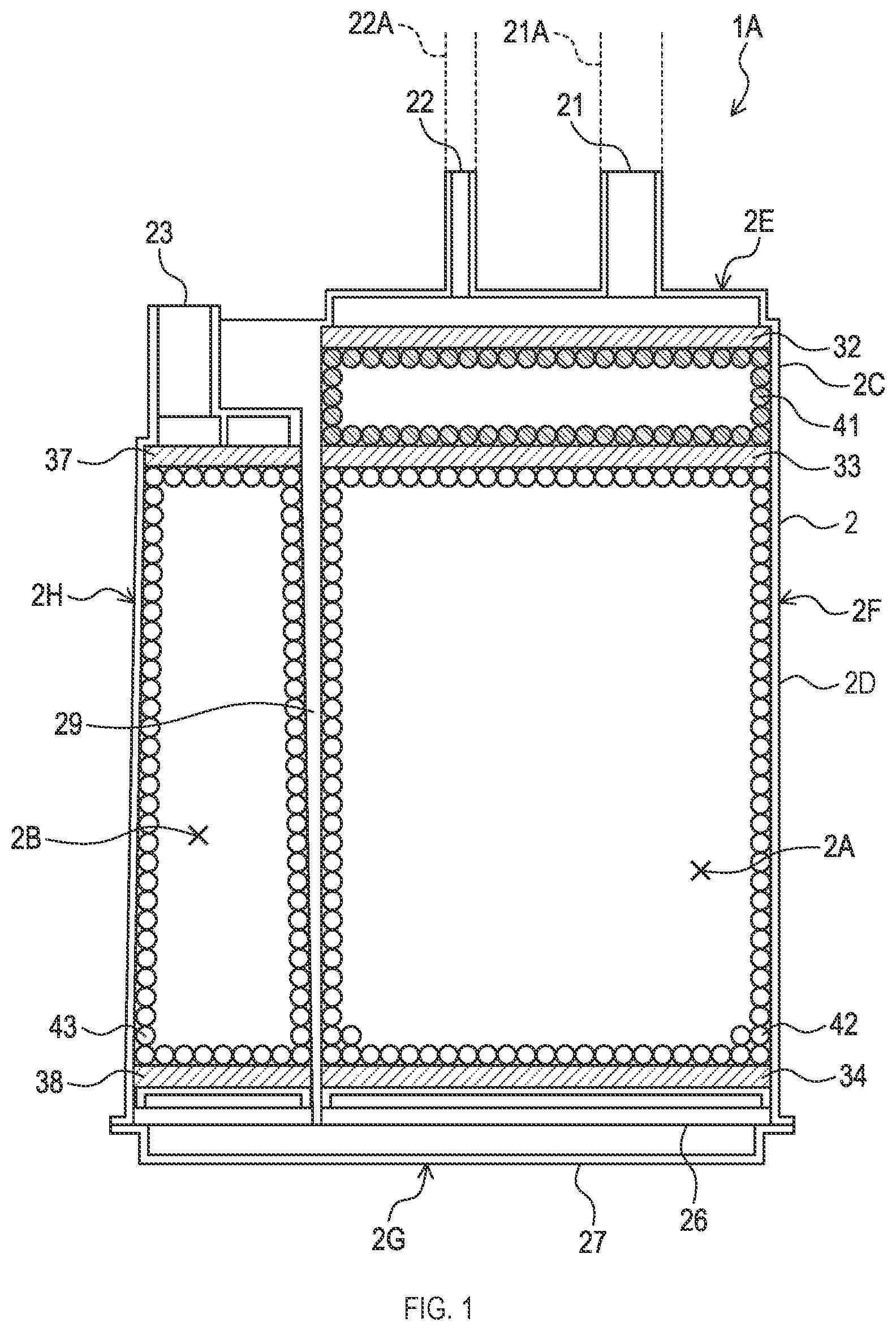 Patent US12297794 Figure 1 – Evaporated fuel treatment device