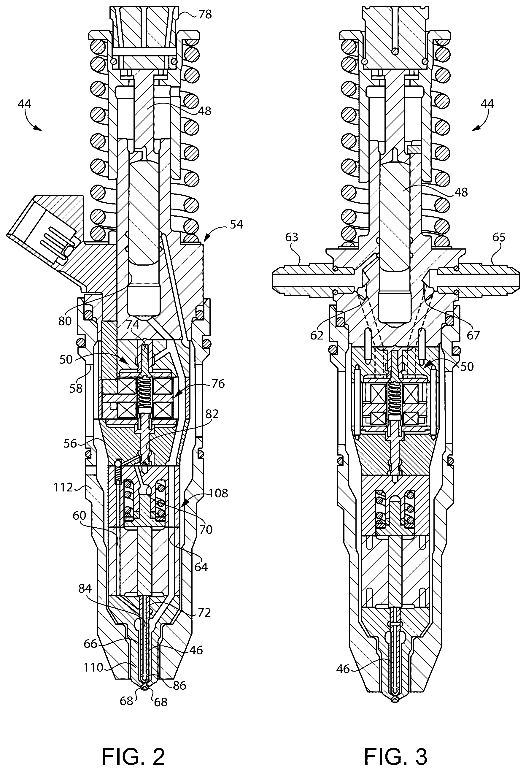 Patent US12297795 Figure 2 – Multi-function fuel injector valve in dual fuel system and fuel system operating method