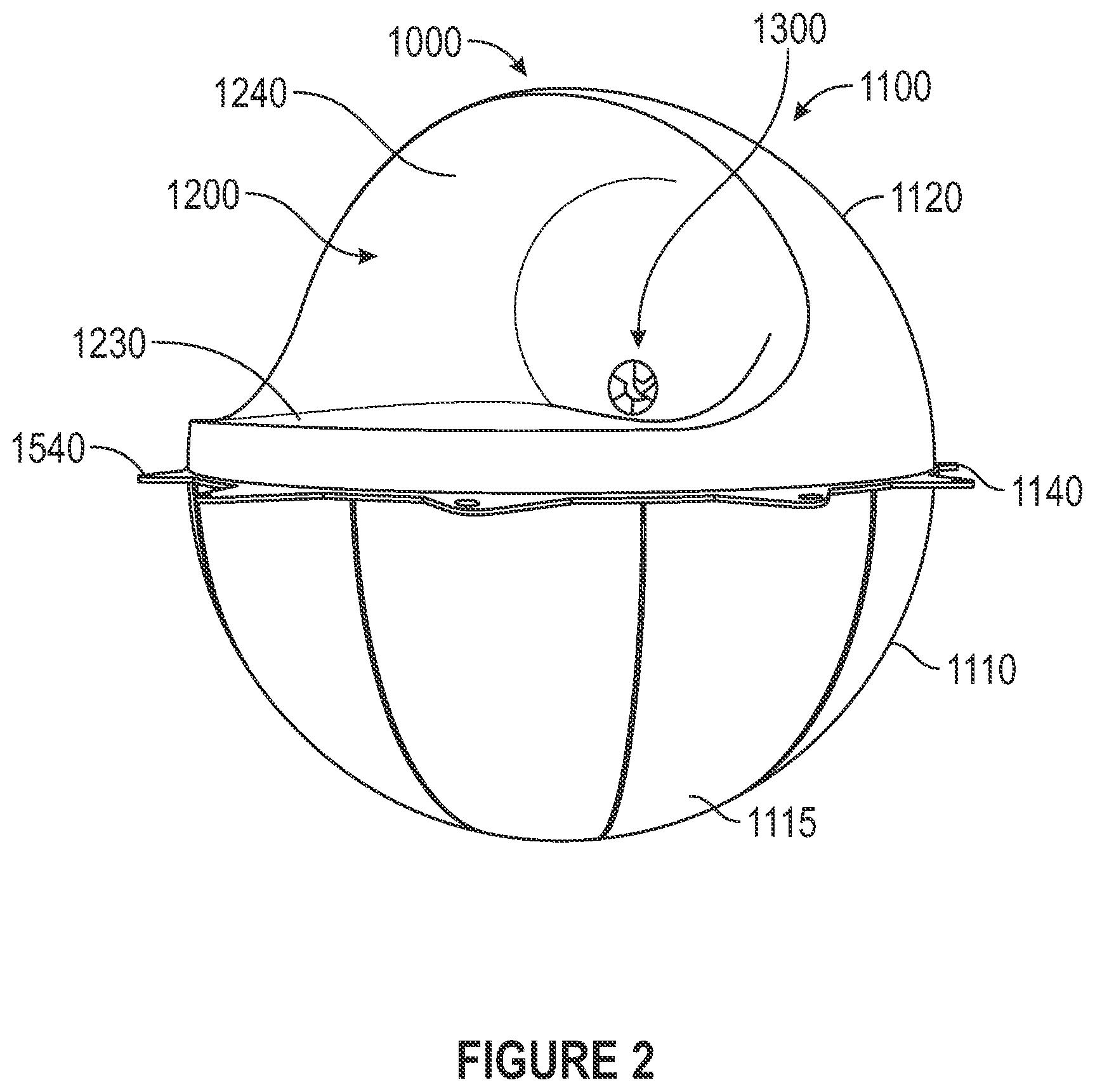 Patent US12297797 Figure 2 – Offshore floating wave generator assembly
