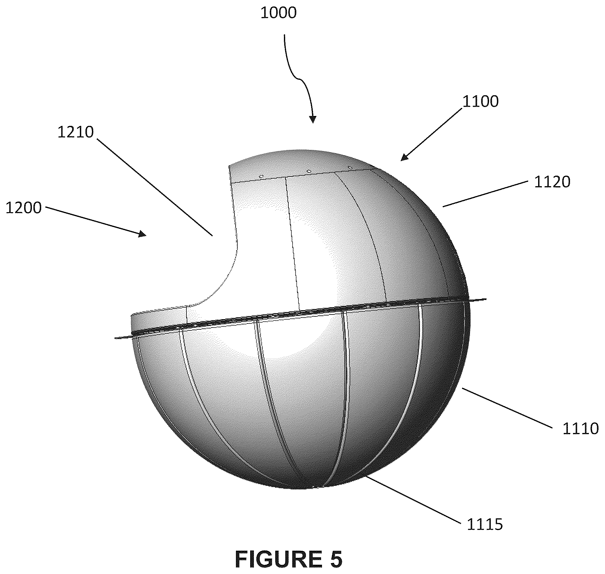 Patent US12297797 Figure 5 – Offshore floating wave generator assembly