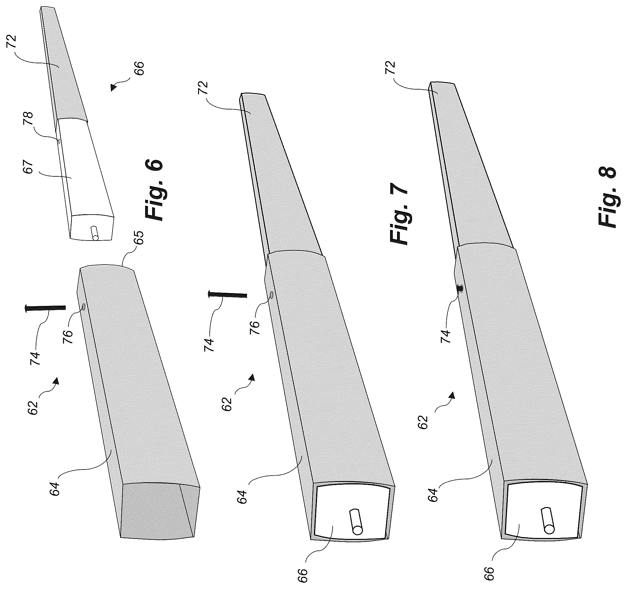Patent US12297800 Figure 4 – Wind turbine rotor blade with framed access window