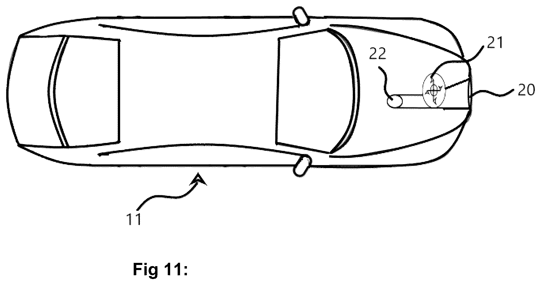 Patent US12297802 Figure 4 – Vertical axis wind turbine system for transportation vehicles