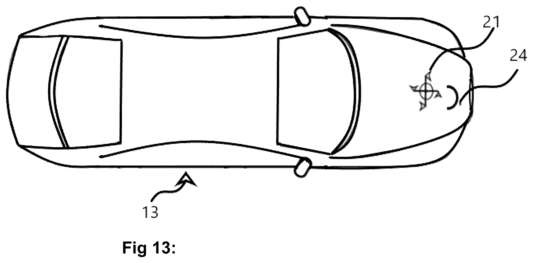 Patent US12297802 Figure 6 – Vertical axis wind turbine system for transportation vehicles