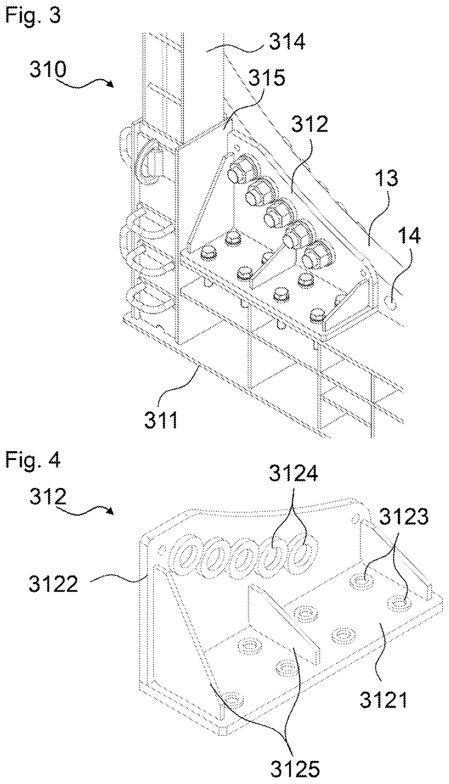 Patent US12297803 Figure 3 – System for handling a wind turbine tower section and corresponding method