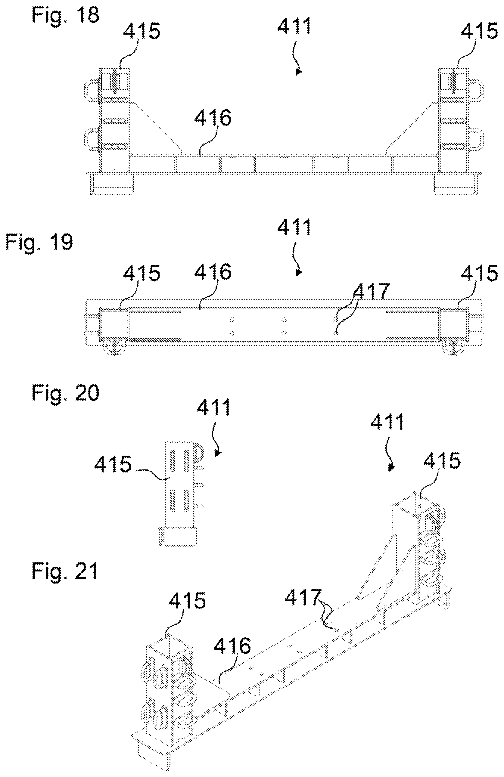 Patent US12297803 Figure 11 – System for handling a wind turbine tower section and corresponding method