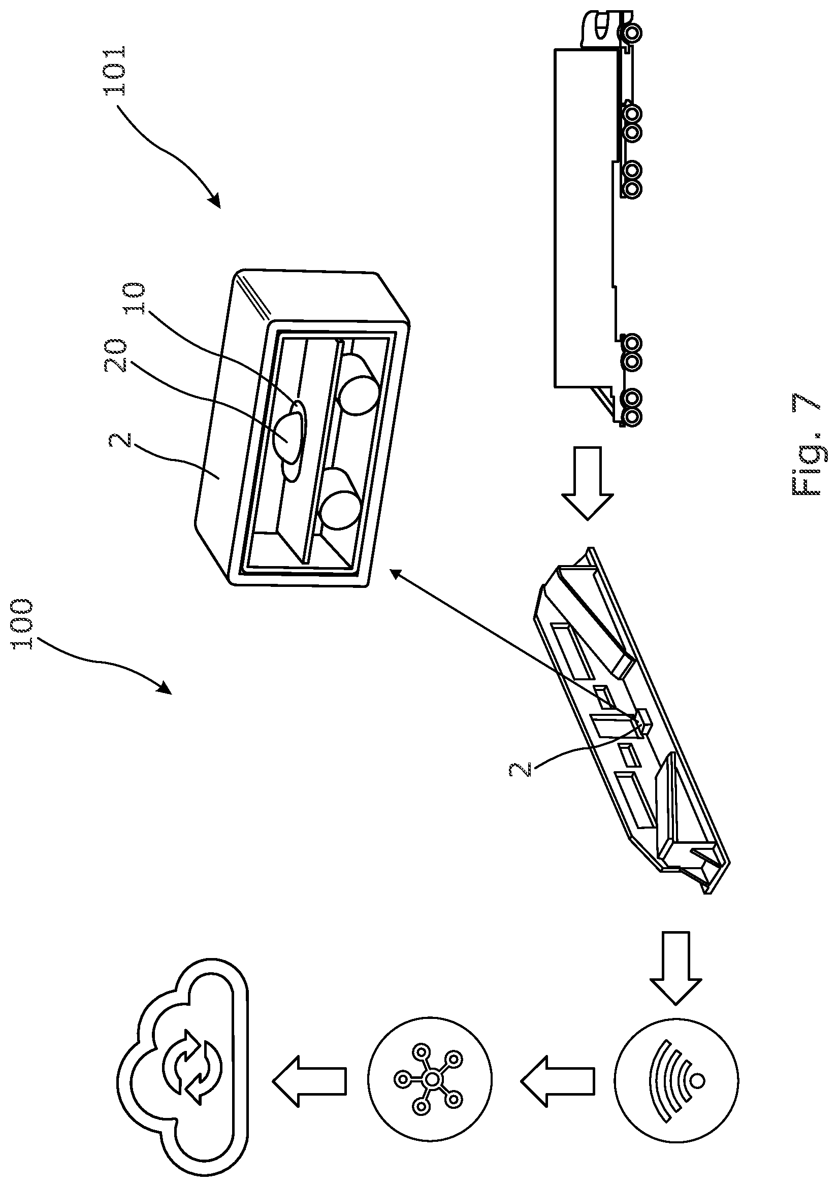 Patent US12297804 Figure 4 – Wind turbine storage and/or transport system