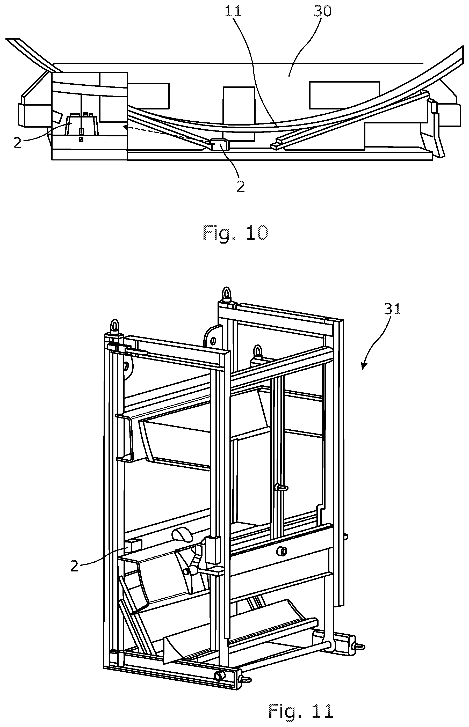 Patent US12297804 Figure 7 – Wind turbine storage and/or transport system