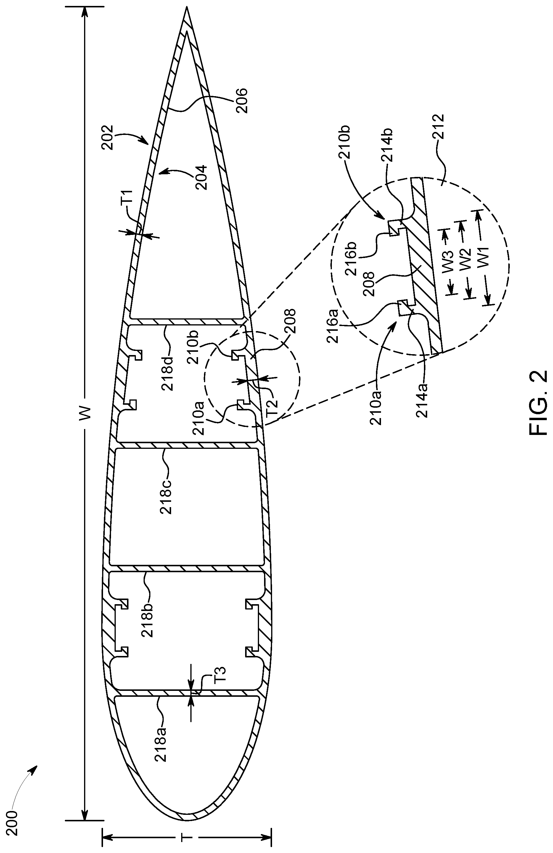 Patent US12297807 Figure 2 – Vertical axis wind turbine with polygonal mast