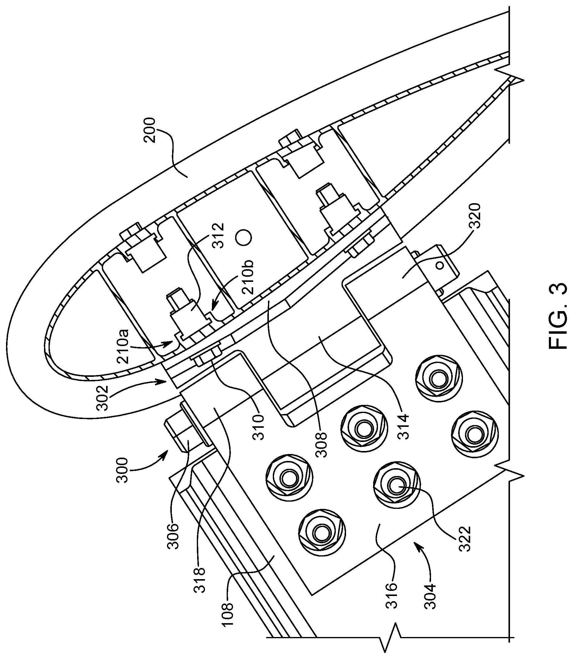 Patent US12297807 Figure 3 – Vertical axis wind turbine with polygonal mast