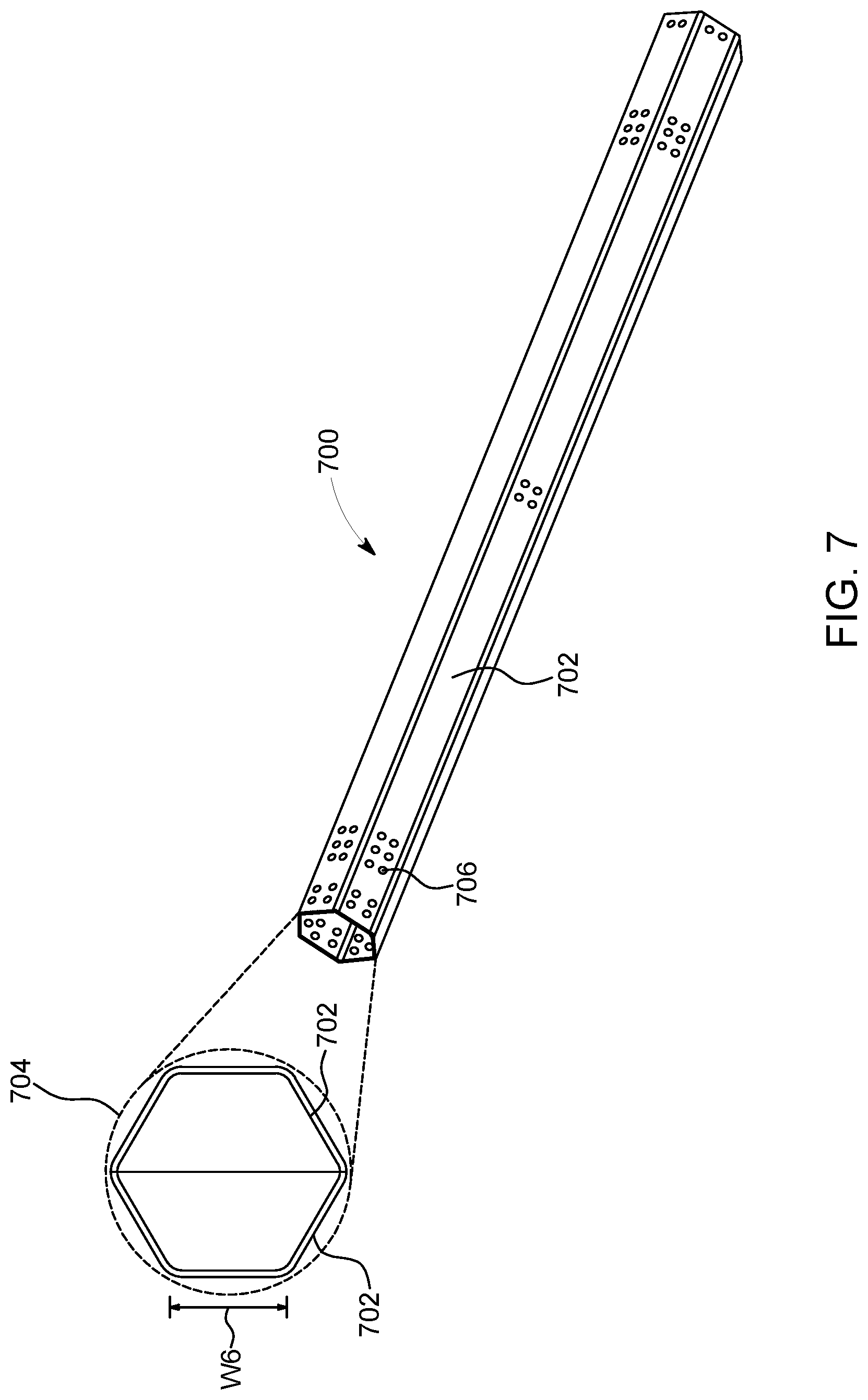 Patent US12297807 Figure 7 – Vertical axis wind turbine with polygonal mast
