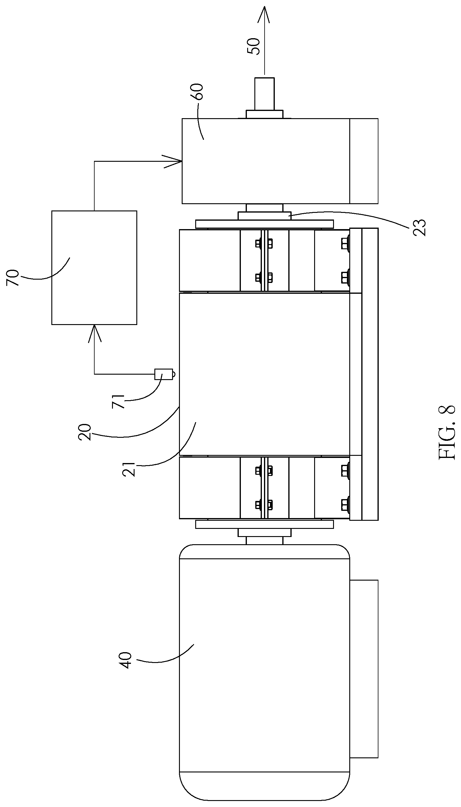 Patent US12297817 Figure 8 – Power output economizing device