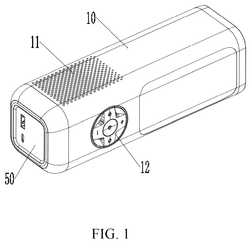 Patent US12297820 — Portable electric inflator — Figure 1