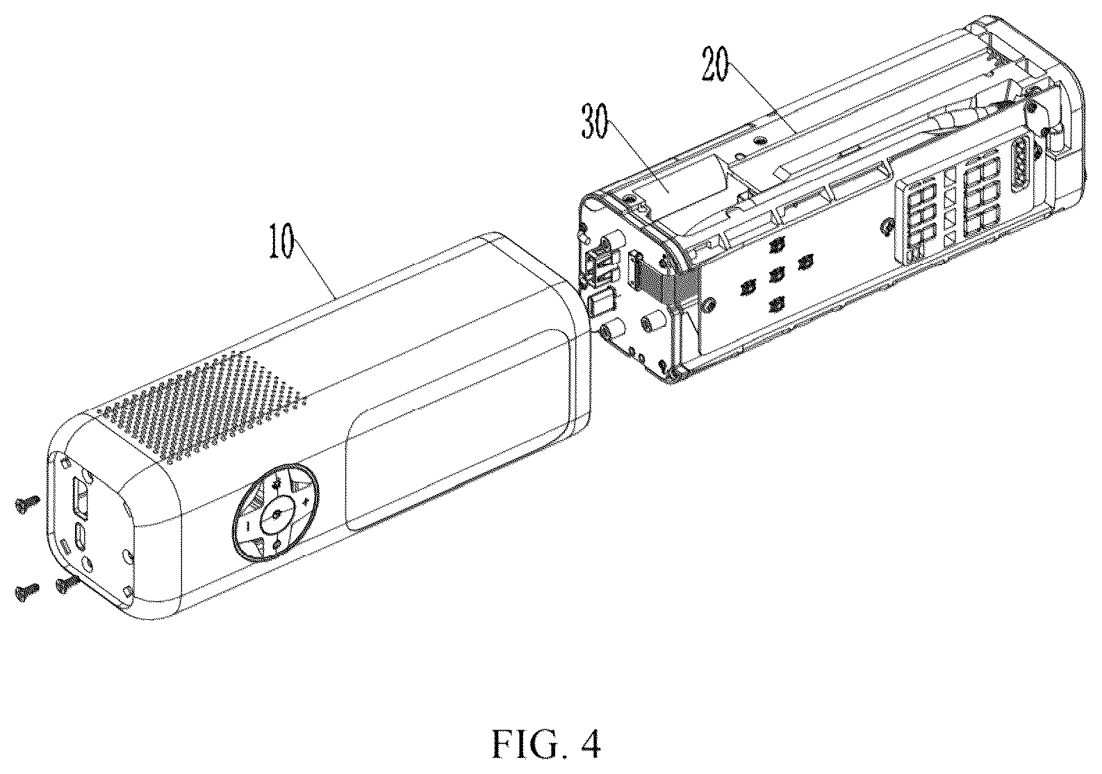 Patent US12297820 Figure 4 – Portable electric inflator