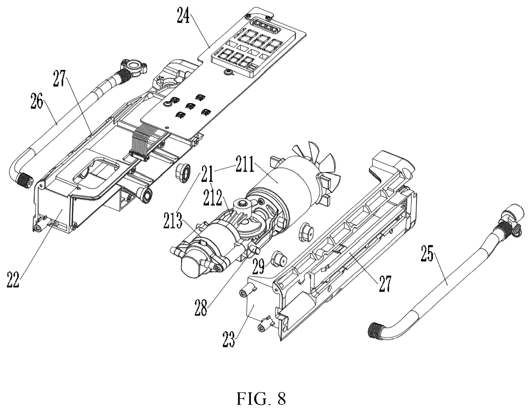 Patent US12297820 Figure 8 – Portable electric inflator