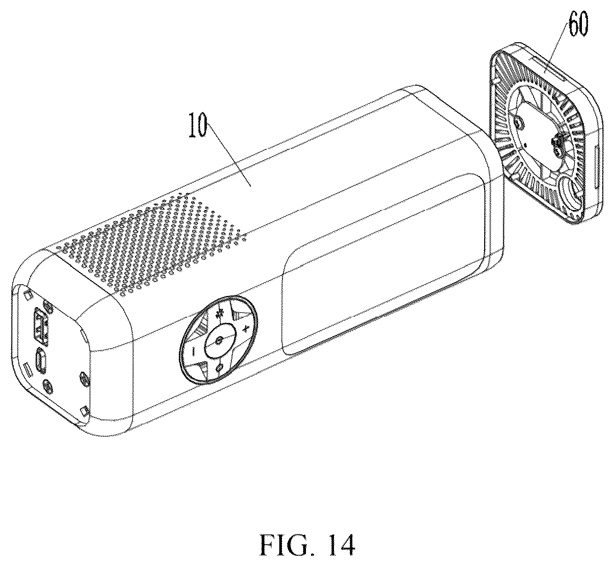 Patent US12297820 Figure 14 – Portable electric inflator