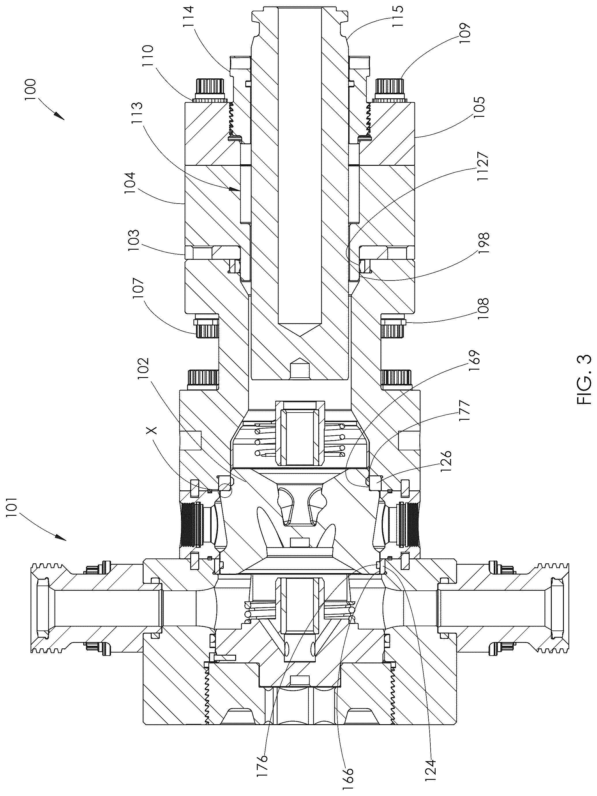 Patent US12297827 Figure 2 – Fluid end with clamped retention