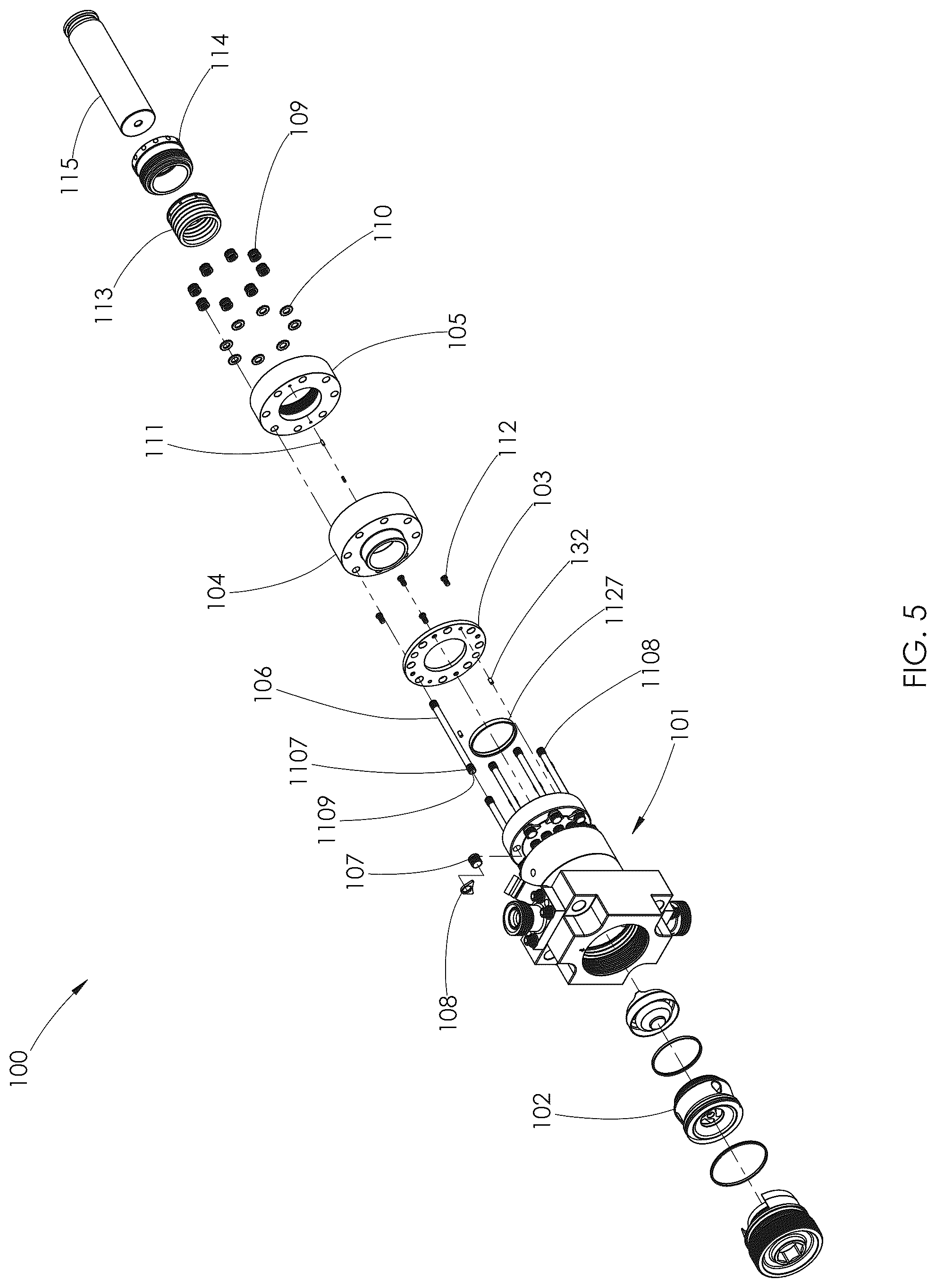 Patent US12297827 Figure 4 – Fluid end with clamped retention