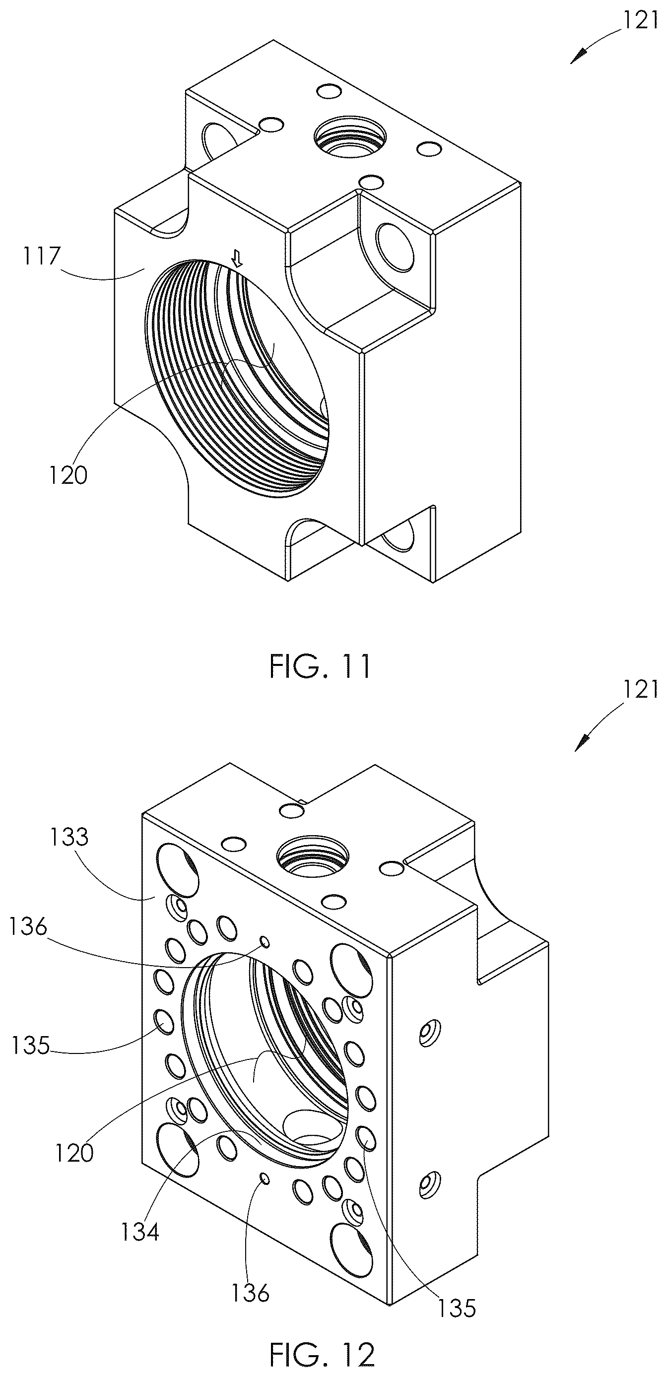 Patent US12297827 Figure 9 – Fluid end with clamped retention