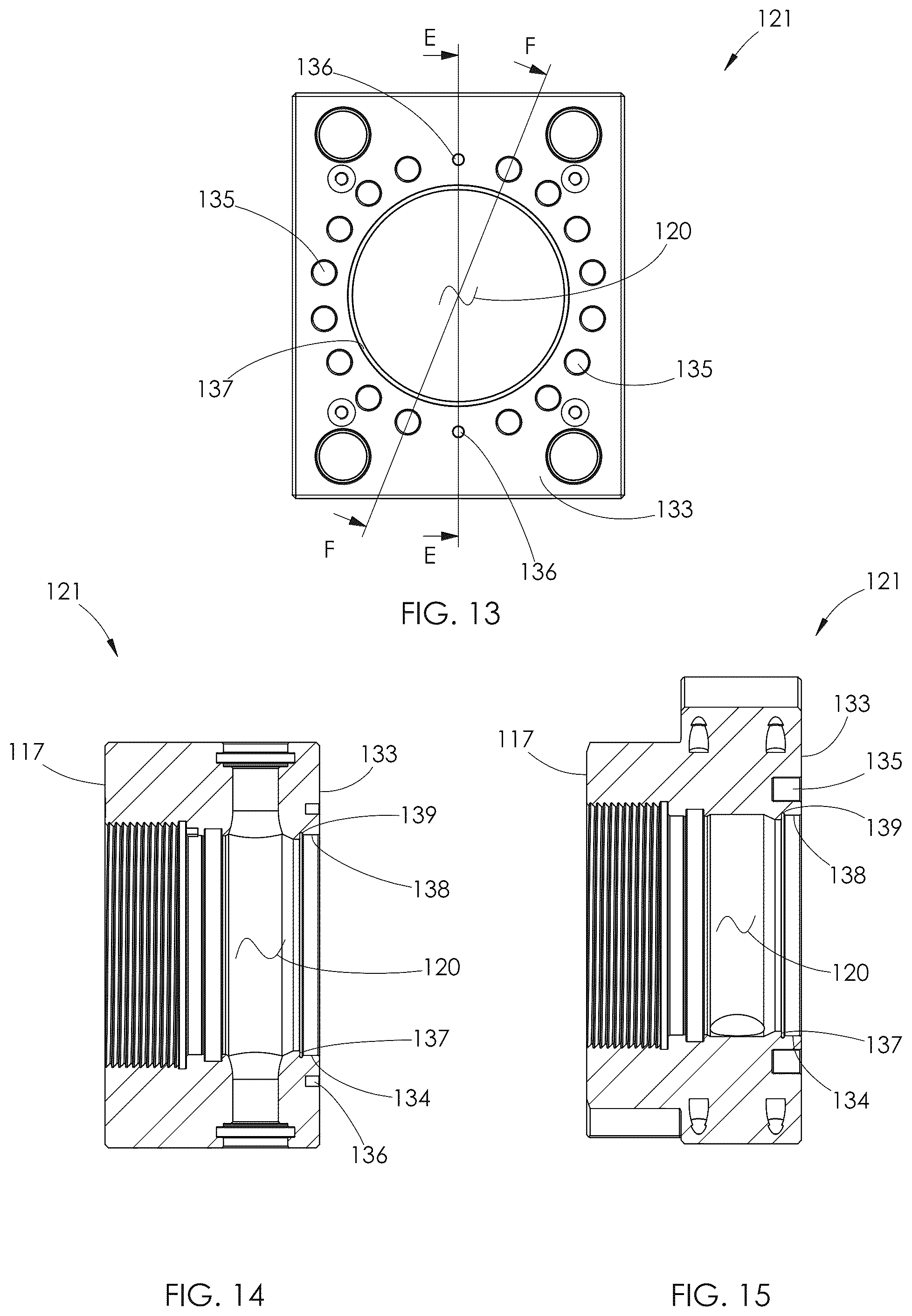 Patent US12297827 Figure 10 – Fluid end with clamped retention