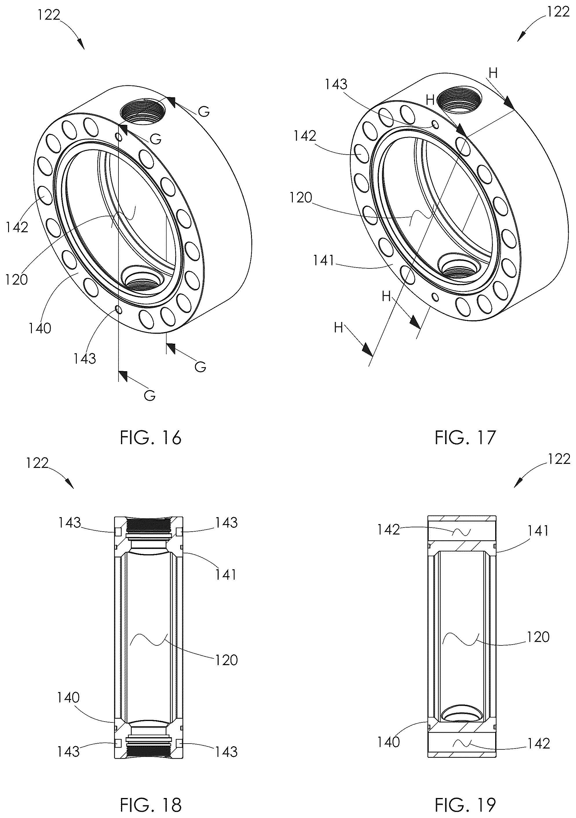 Patent US12297827 Figure 11 – Fluid end with clamped retention