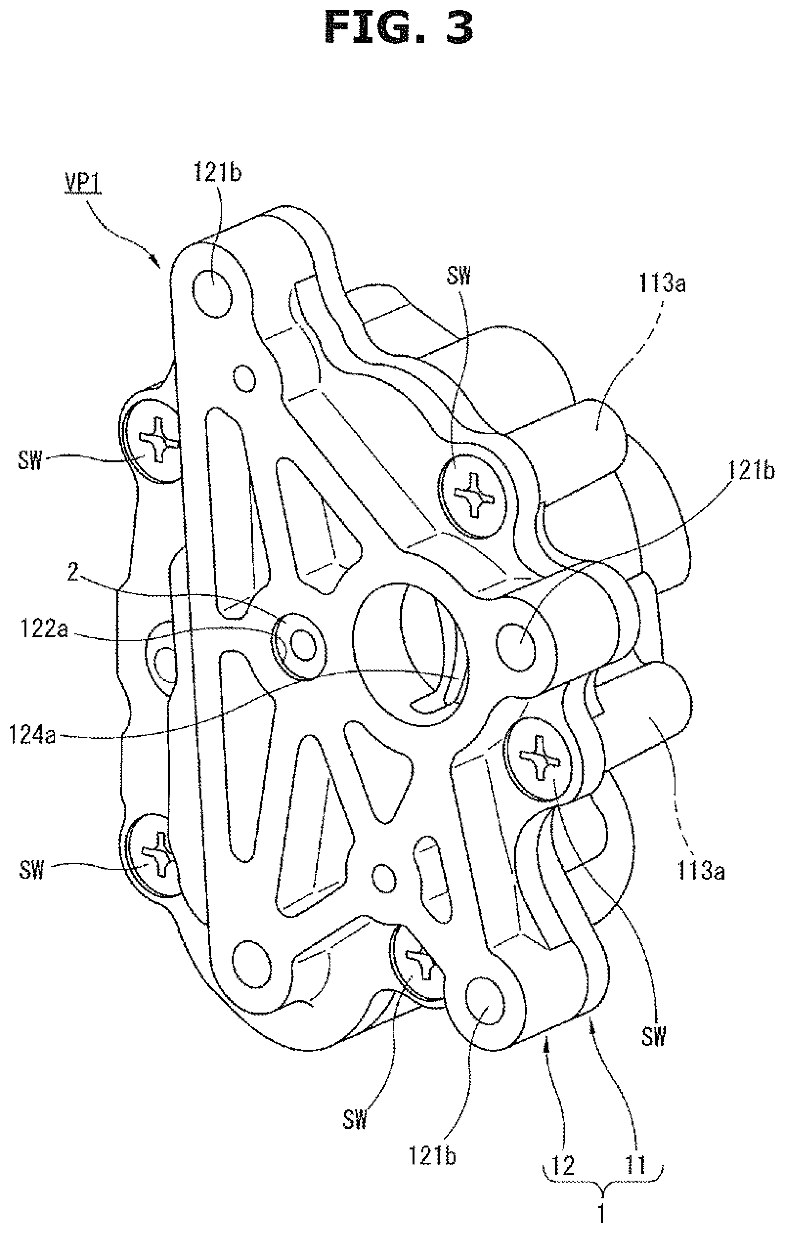 Patent US12297829 Figure 3 – Variable-capacity oil pump