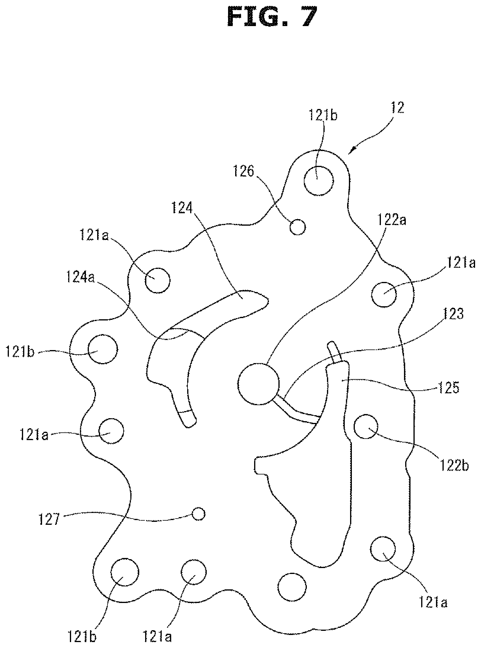 Patent US12297829 Figure 7 – Variable-capacity oil pump