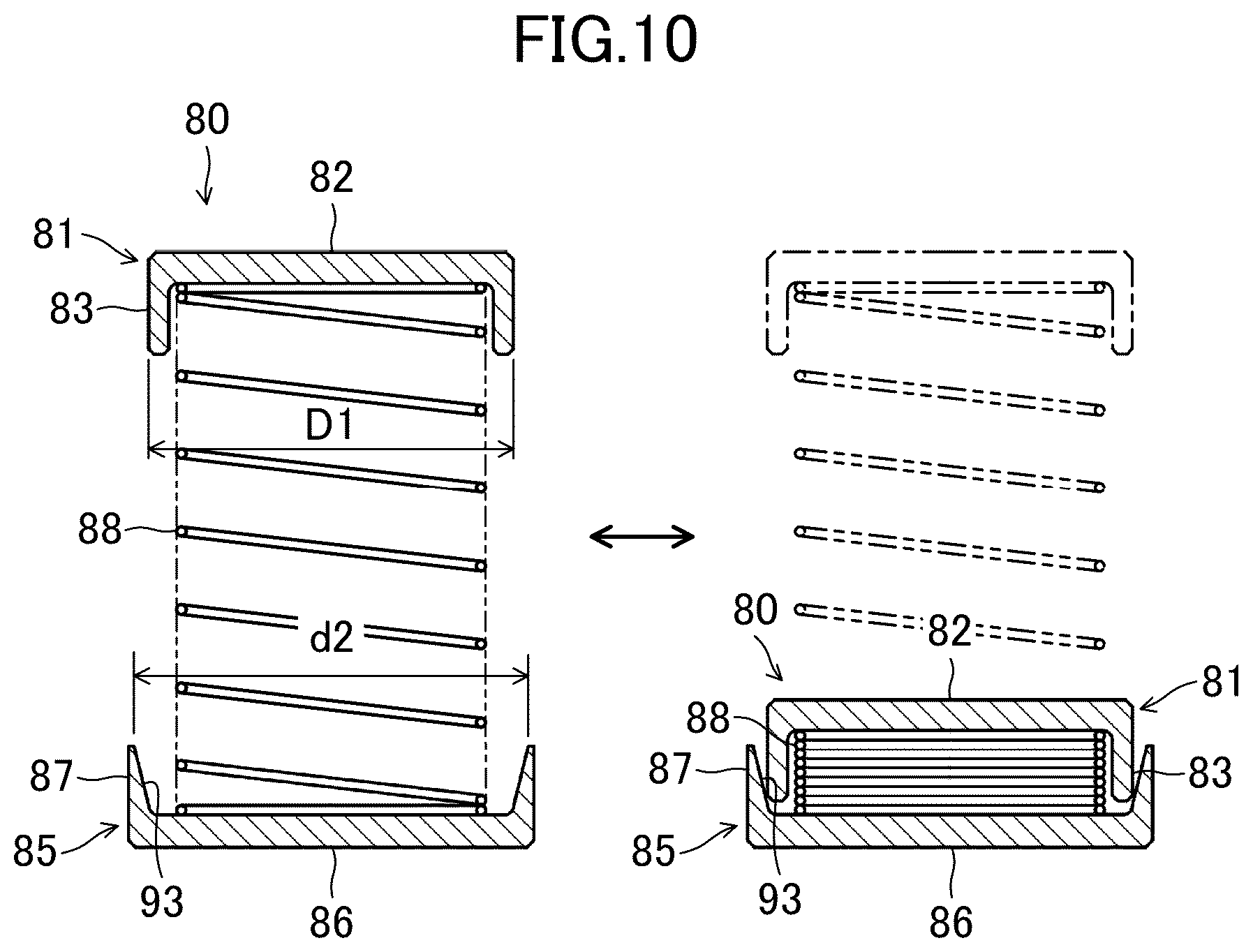 Patent US12297830 Figure 7 – Scroll compressor and refrigeration apparatus