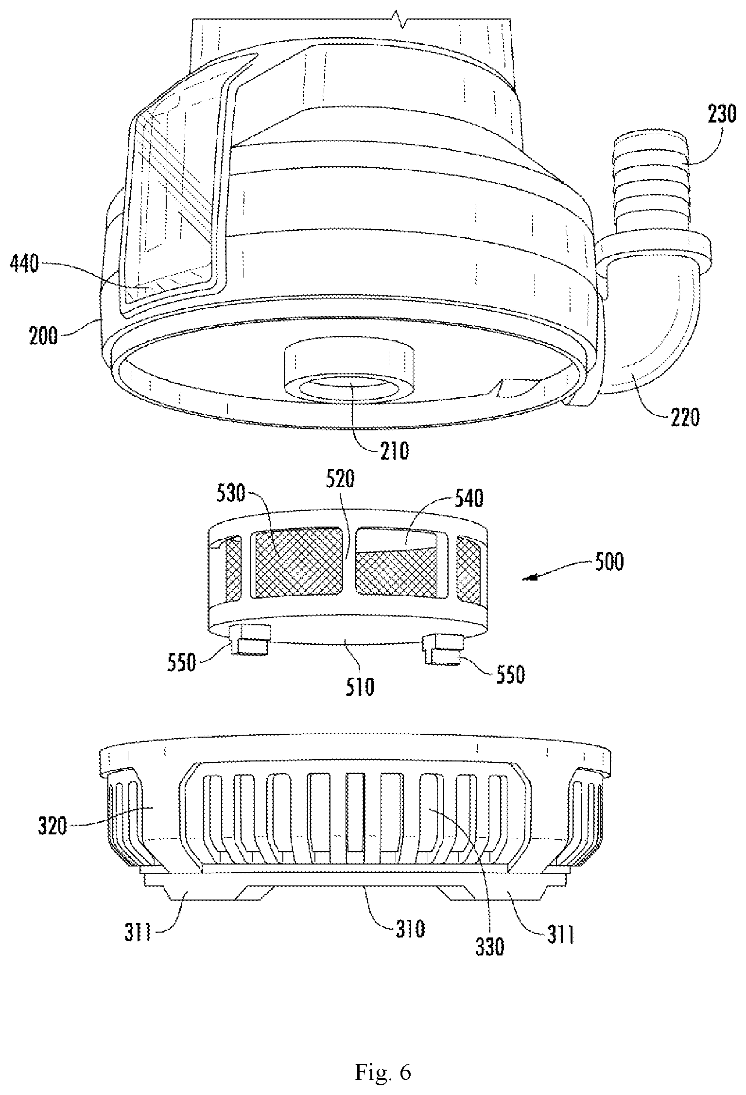 Patent US12297837 Figure 6 – Submersible pump