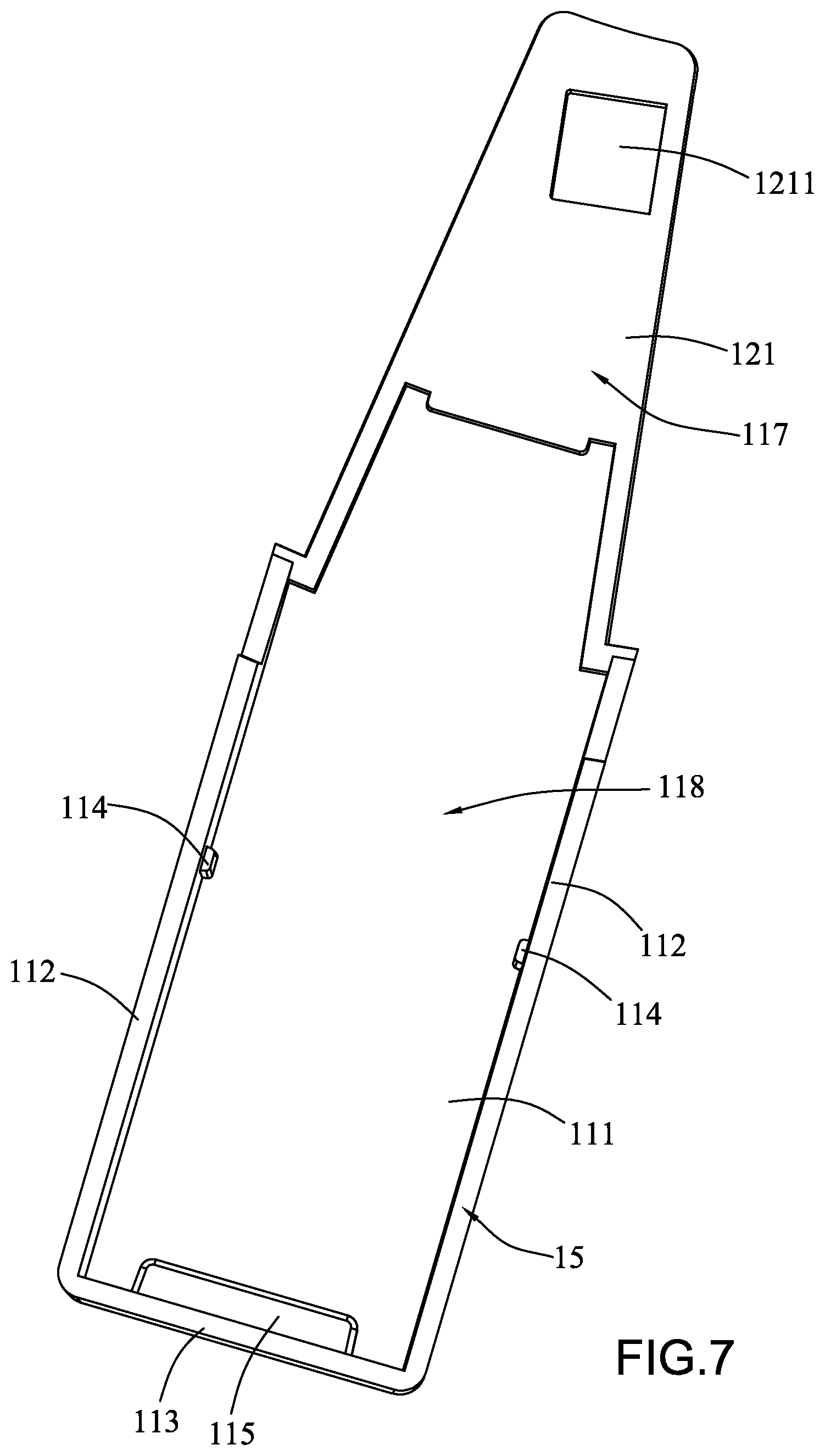 Patent US12297838 Figure 7 – Air circulation apparatus with wire safety arrangement