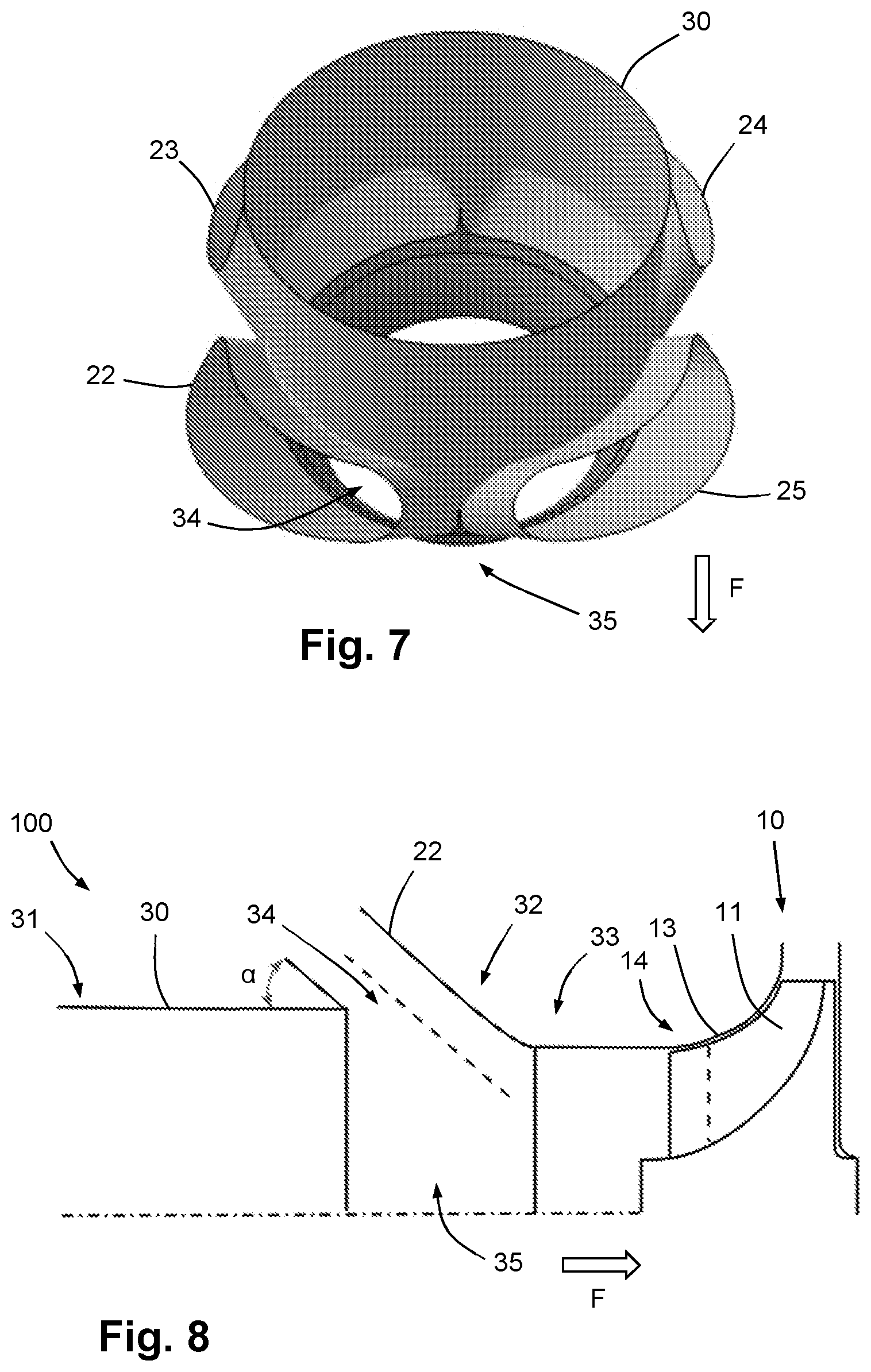 Patent US12297842 Figure 4 – Supplying a mixture of air and exhaust gas to a compressor wheel of a compressor