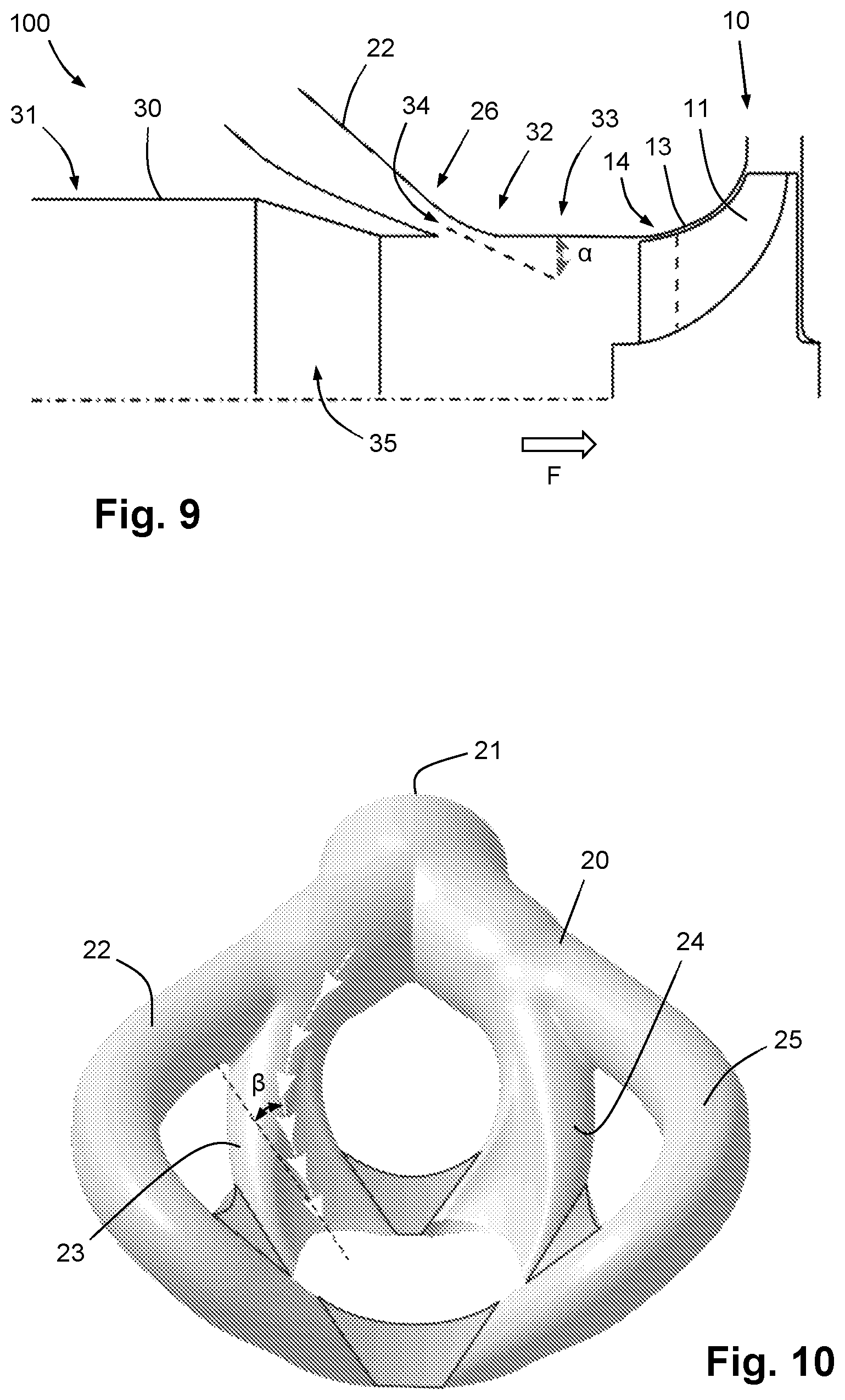 Patent US12297842 Figure 5 – Supplying a mixture of air and exhaust gas to a compressor wheel of a compressor
