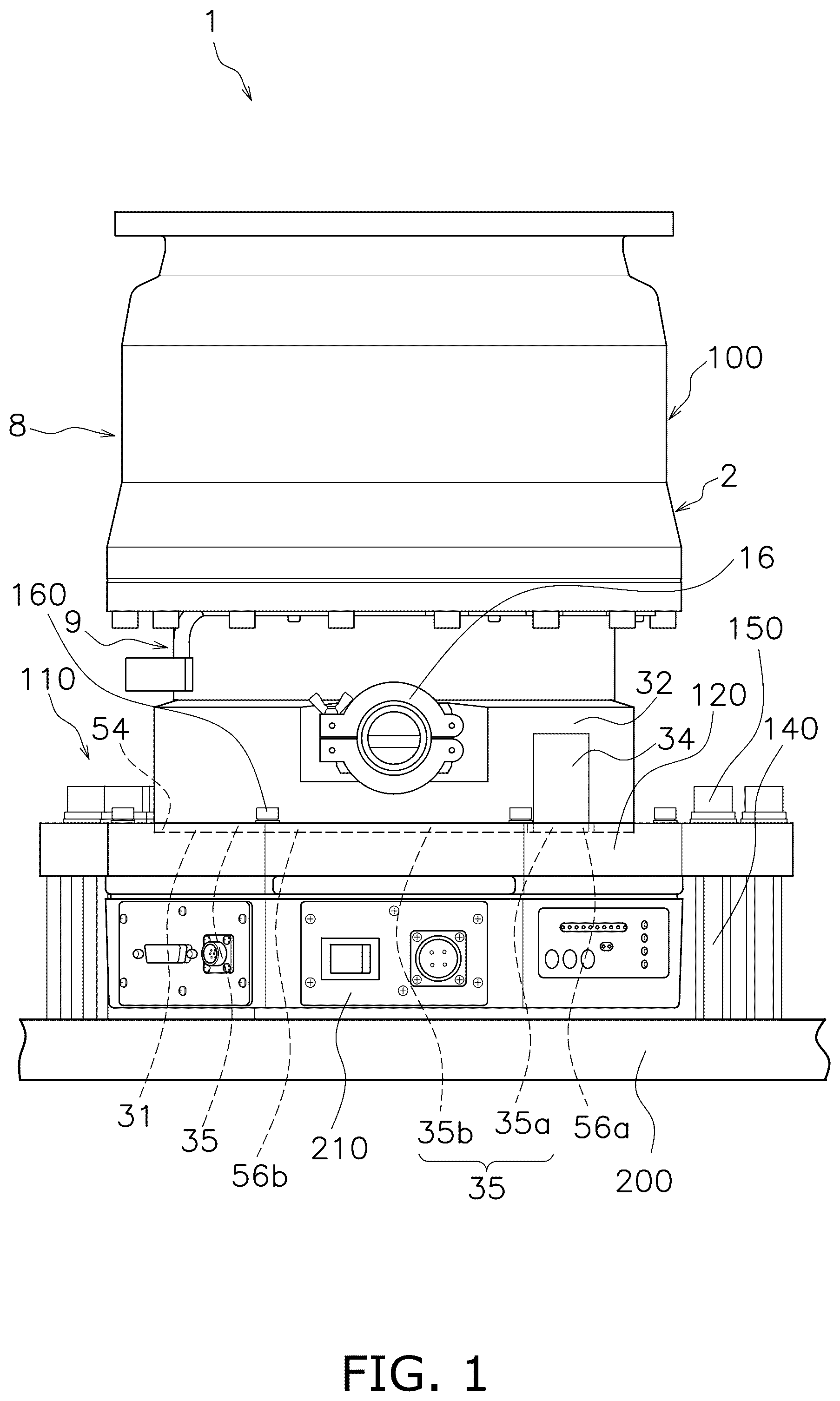 Patent US12297846 Figure 1 – Vacuum pump