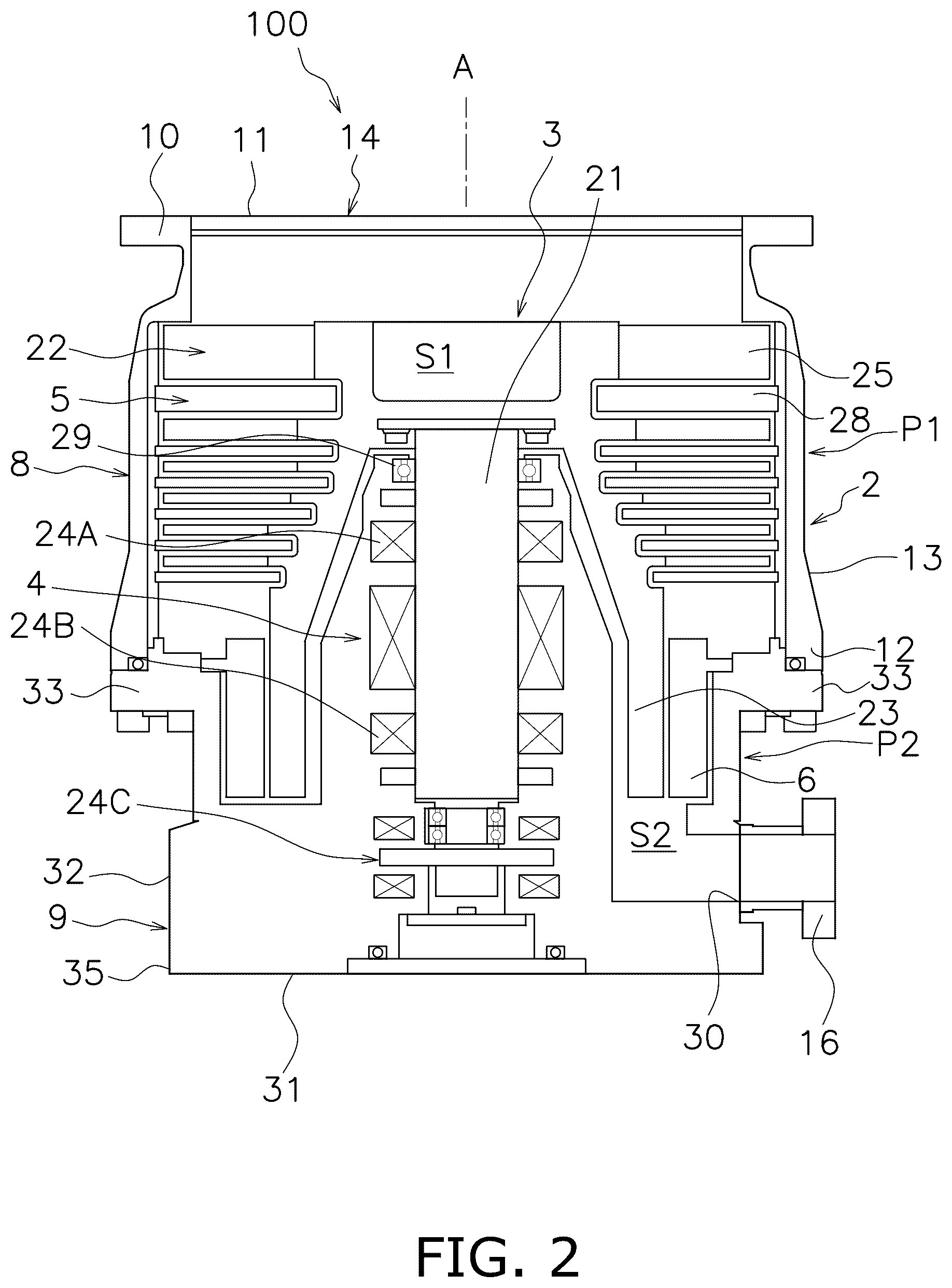 Patent US12297846 Figure 2 – Vacuum pump