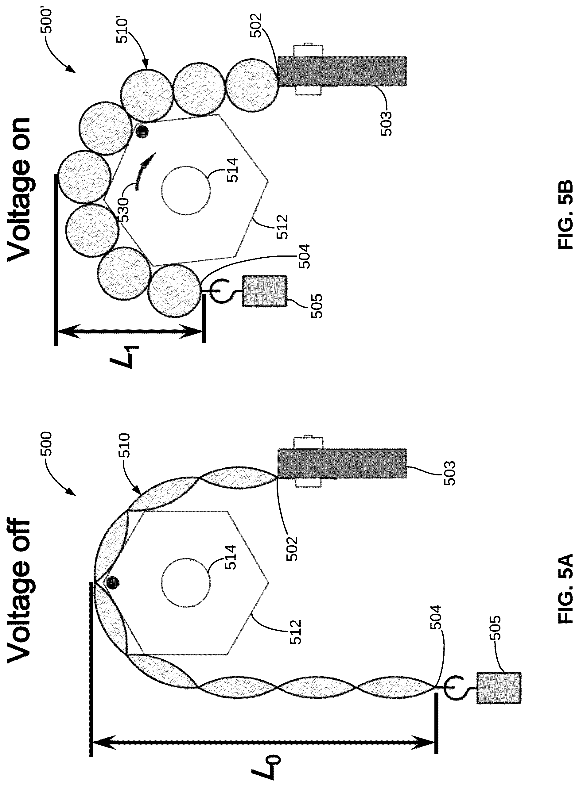 Patent US12297851 Figure 7 – High strain peano hydraulically amplified self-healing electrostatic (HASEL) transducers