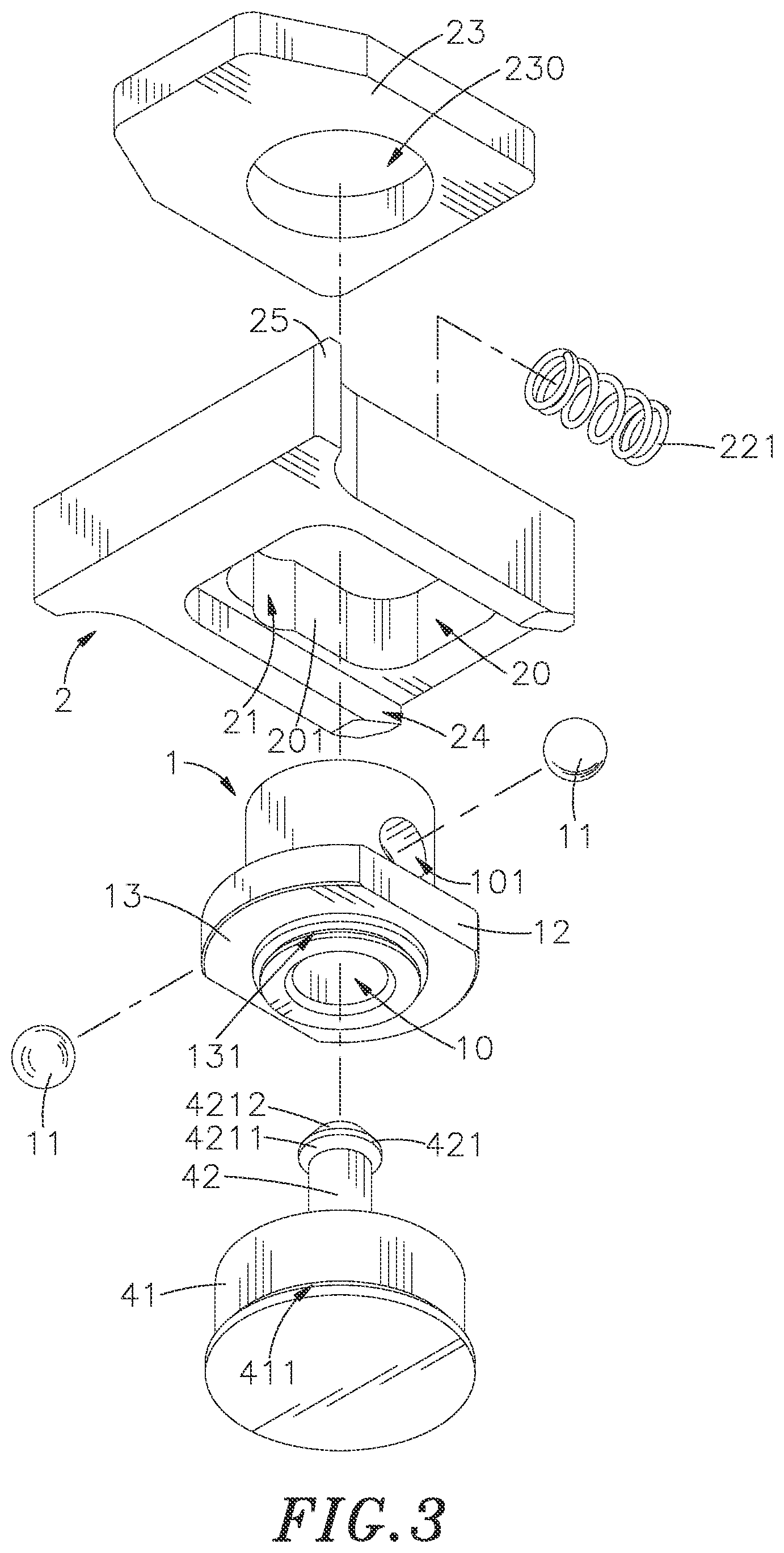 Patent US12297853 Figure 3 – Push controlled positioning device