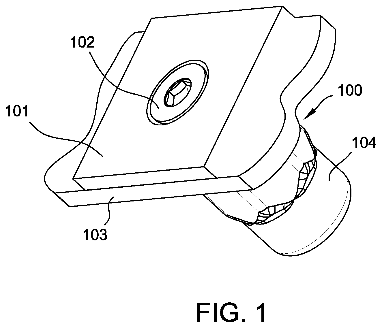 Patent US12297857 Figure 1 – Fastener assemblies and nut plate assemblies for fastener assemblies