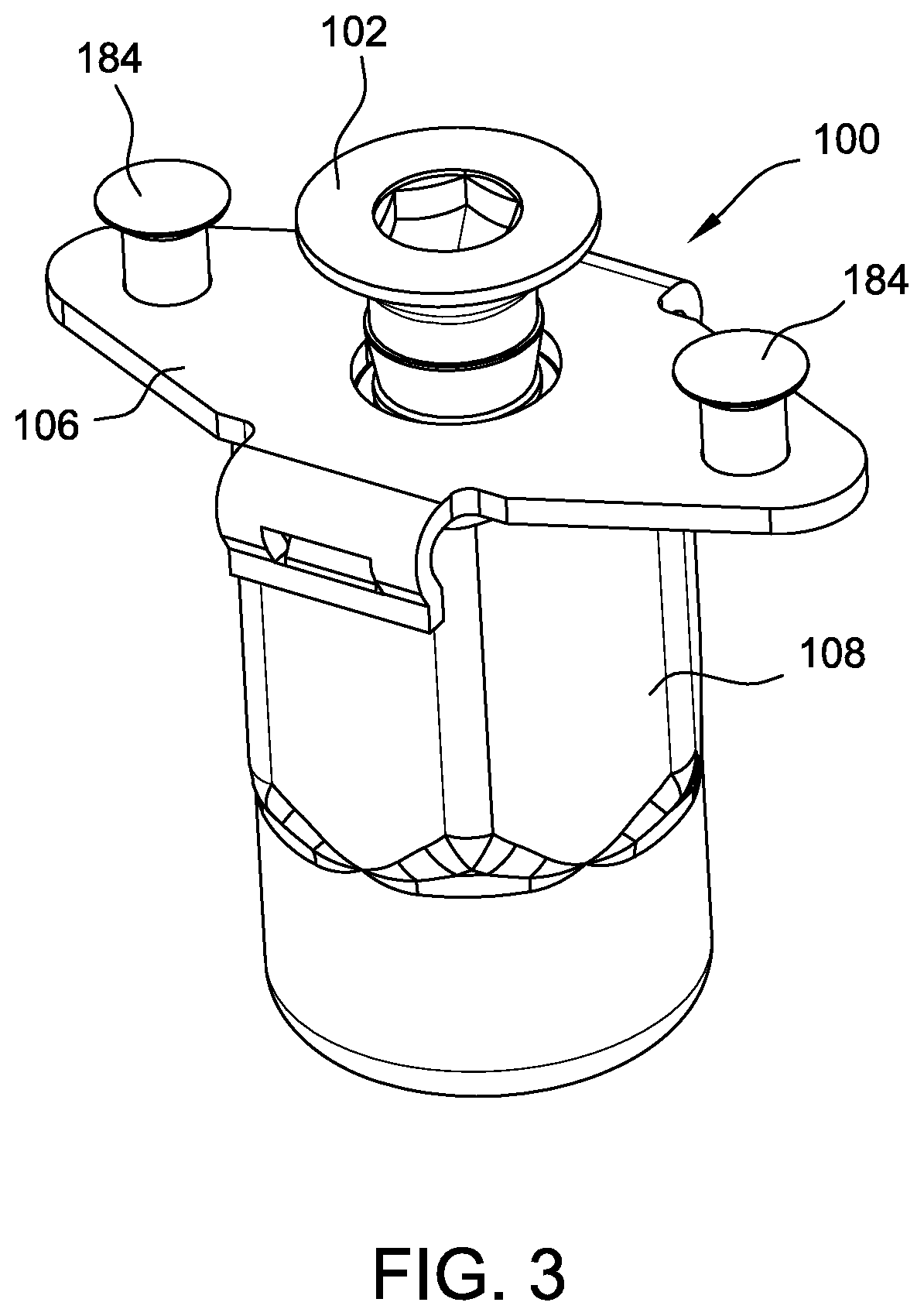 Patent US12297857 Figure 3 – Fastener assemblies and nut plate assemblies for fastener assemblies