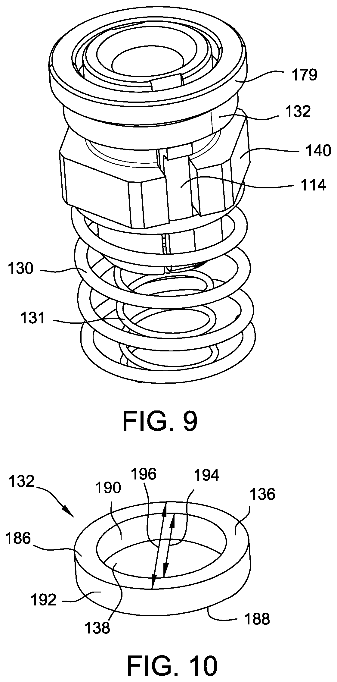 Patent US12297857 Figure 10 – Fastener assemblies and nut plate assemblies for fastener assemblies