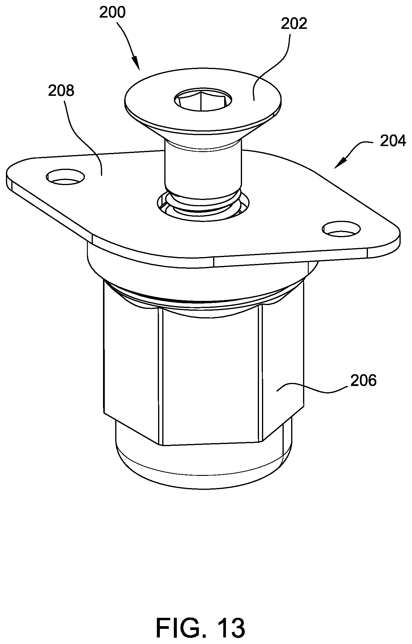 Patent US12297857 Figure 13 – Fastener assemblies and nut plate assemblies for fastener assemblies