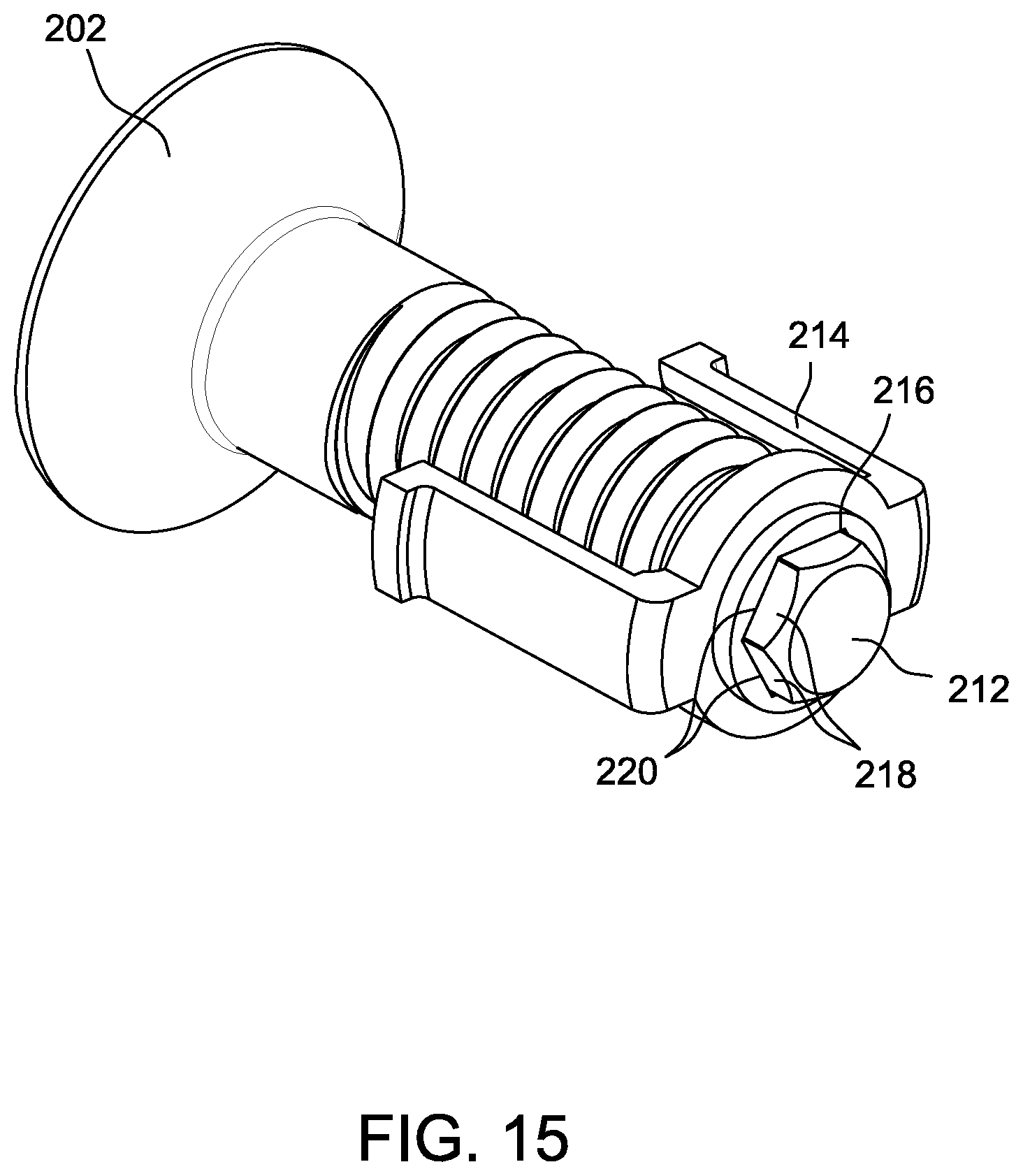 Patent US12297857 Figure 15 – Fastener assemblies and nut plate assemblies for fastener assemblies