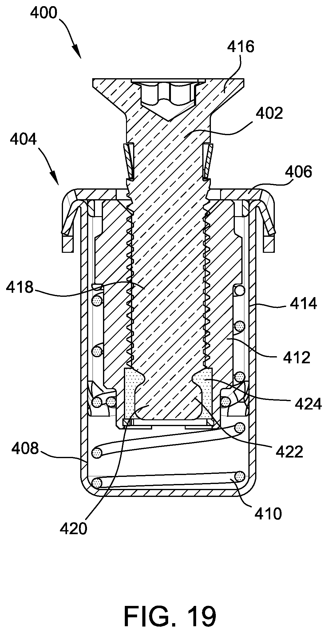 Patent US12297857 Figure 19 – Fastener assemblies and nut plate assemblies for fastener assemblies