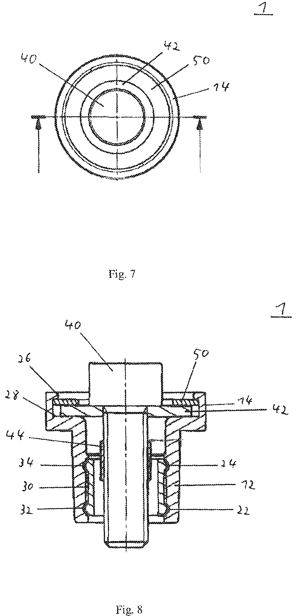 Patent US12297858 Figure 4 – Outer sleeve of a connection element without a female thread and having a damping function, connection element comprising an outer sleeve, and corresponding connection and manufacturing method