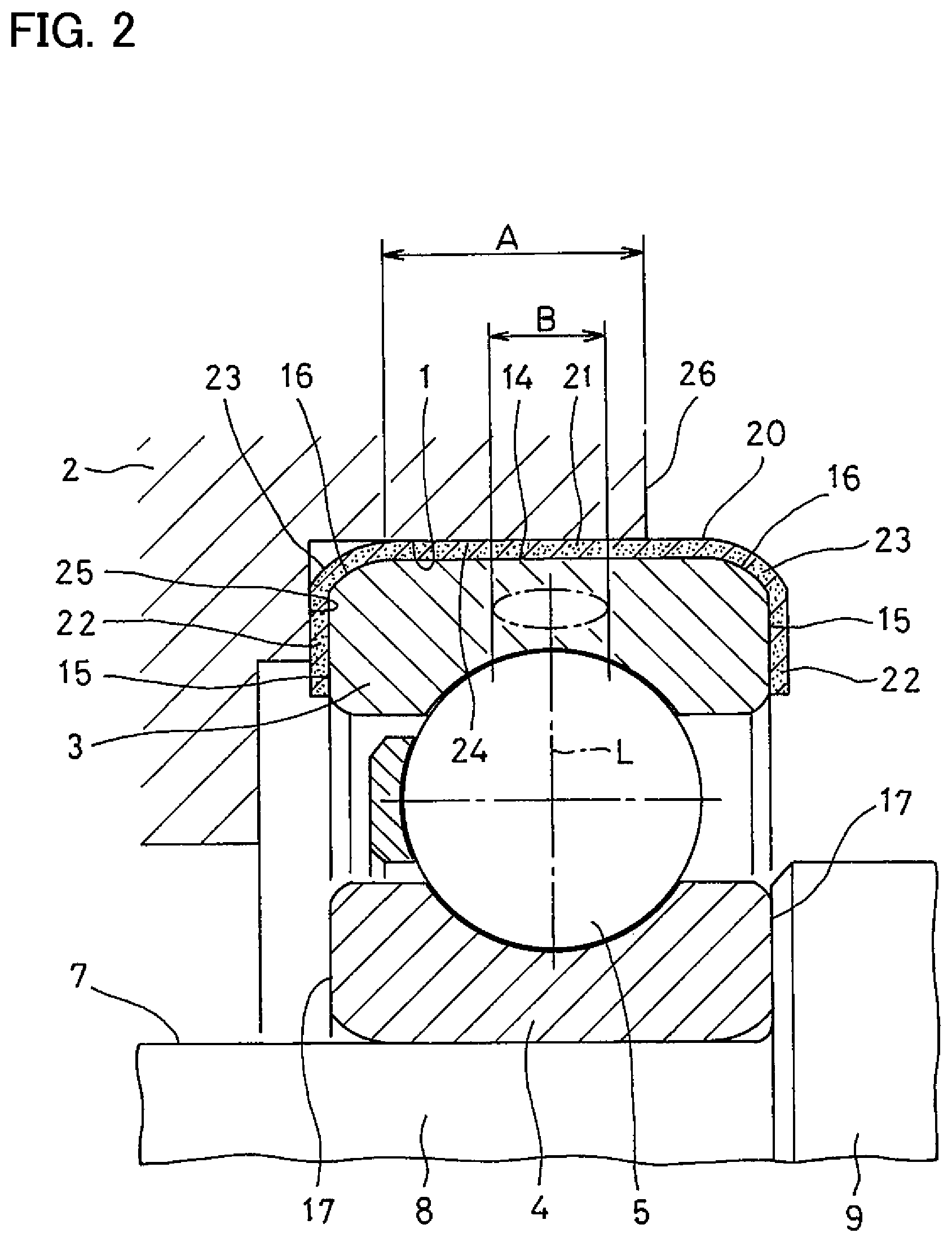 Patent US12297861 Figure 2 – Insulated bearing device