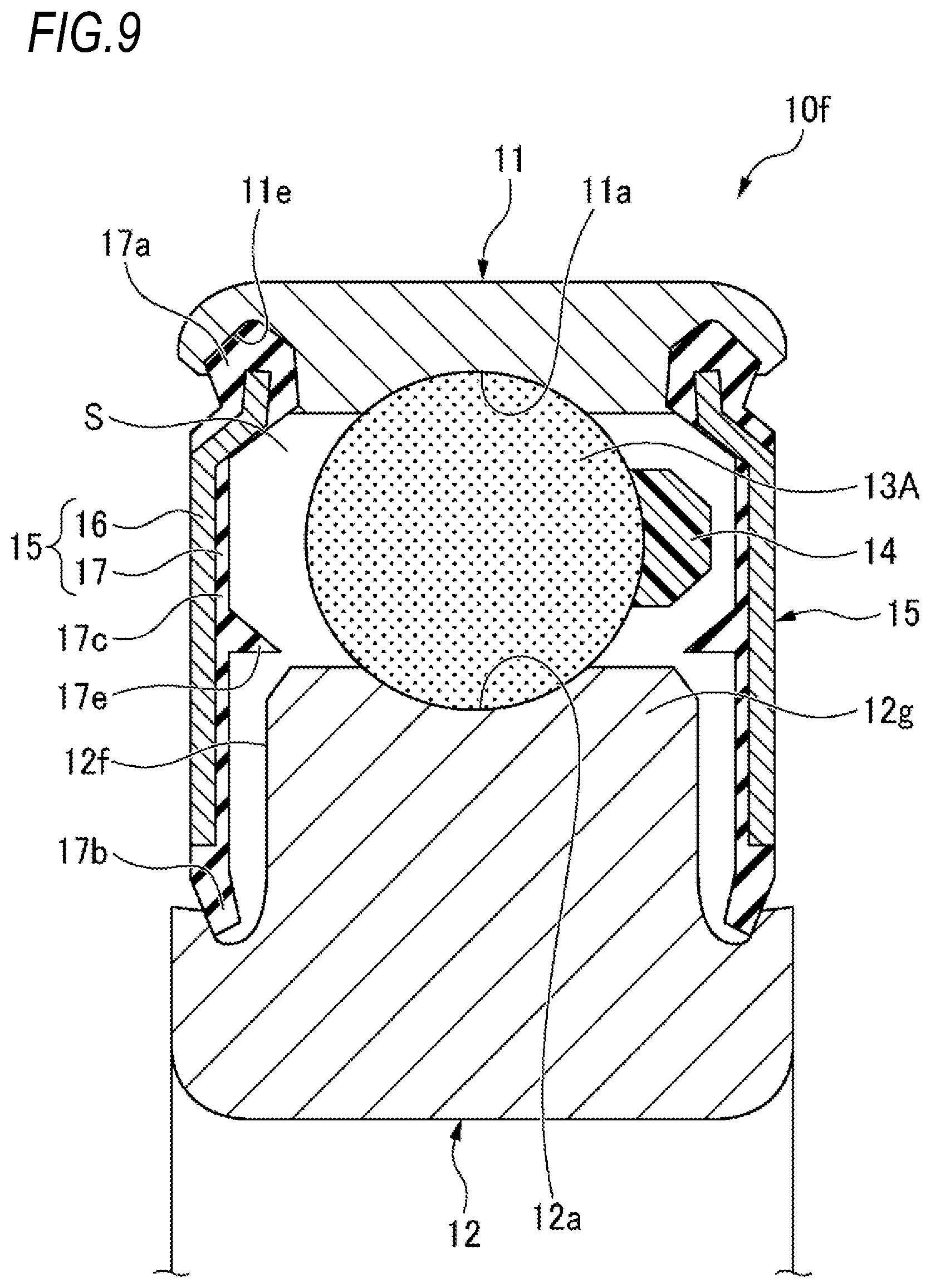 Patent US12297862 Figure 9 – Deep-groove ball bearing