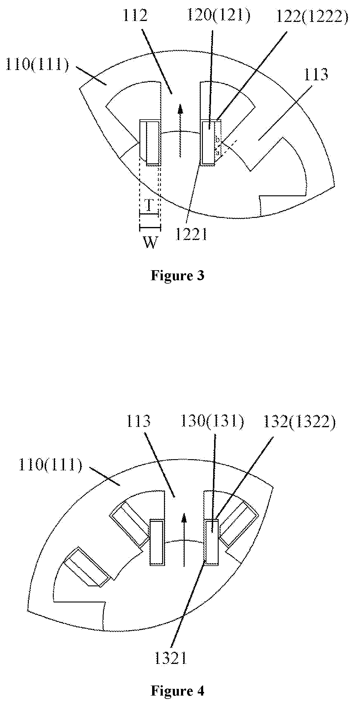 Patent US12297865 Figure 2 – Winding method for radial magnetic bearing stator, a radial magnetic bearing stator and a radial magnetic bearing