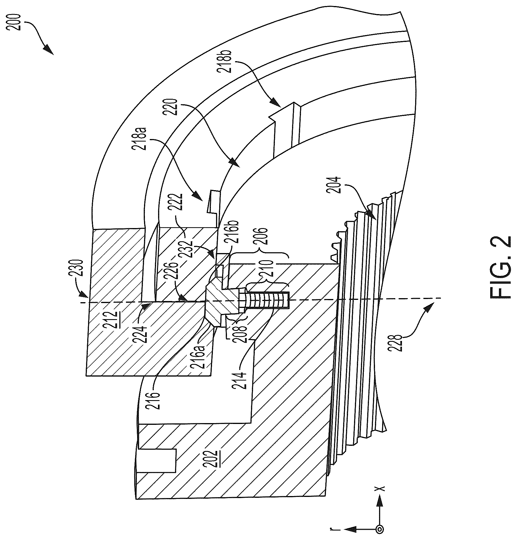 Patent US12297871 Figure 2 – System and methods for a clutch system based on an axially slidable sleeve and radially translatable key