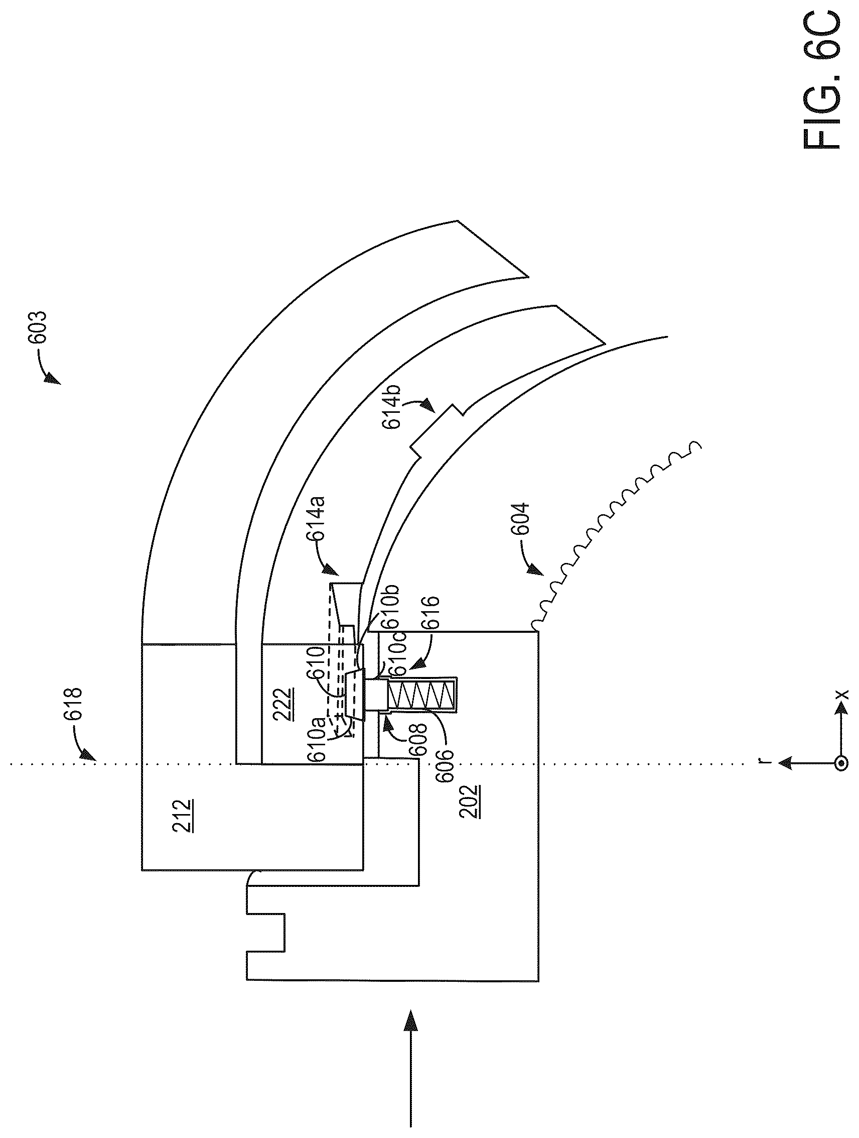 Patent US12297871 Figure 8 – System and methods for a clutch system based on an axially slidable sleeve and radially translatable key