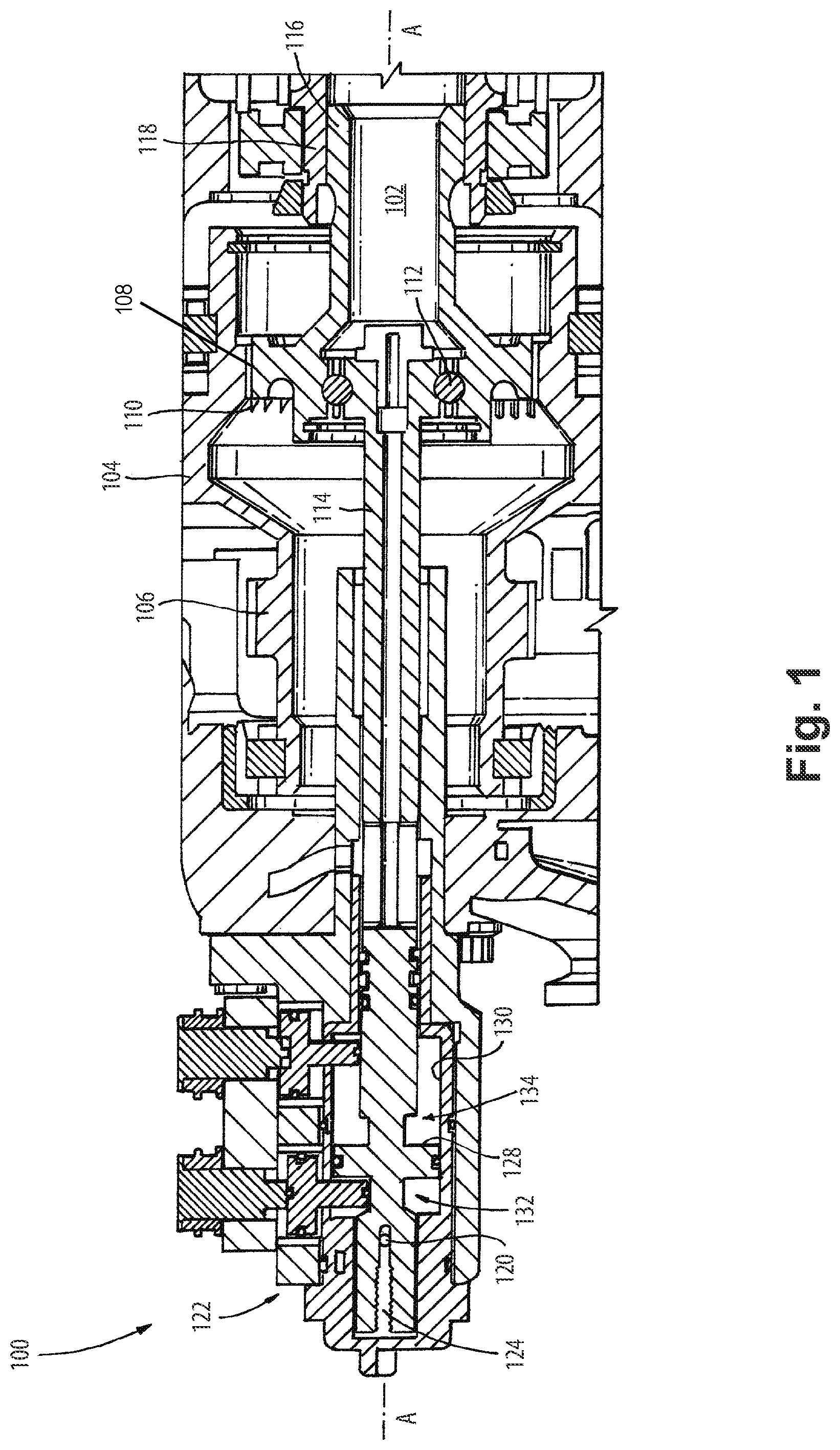 Patent US12297872 Figure 1 – Pressure retaining cap with manual interface for rotation