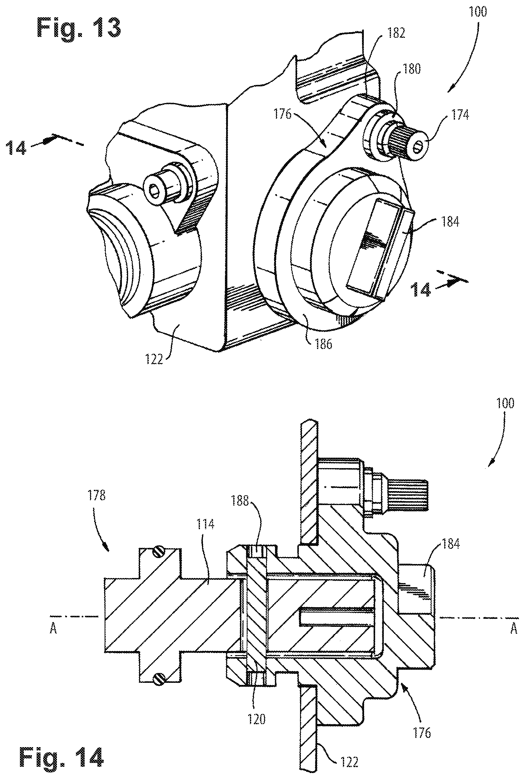 Patent US12297872 Figure 8 – Pressure retaining cap with manual interface for rotation