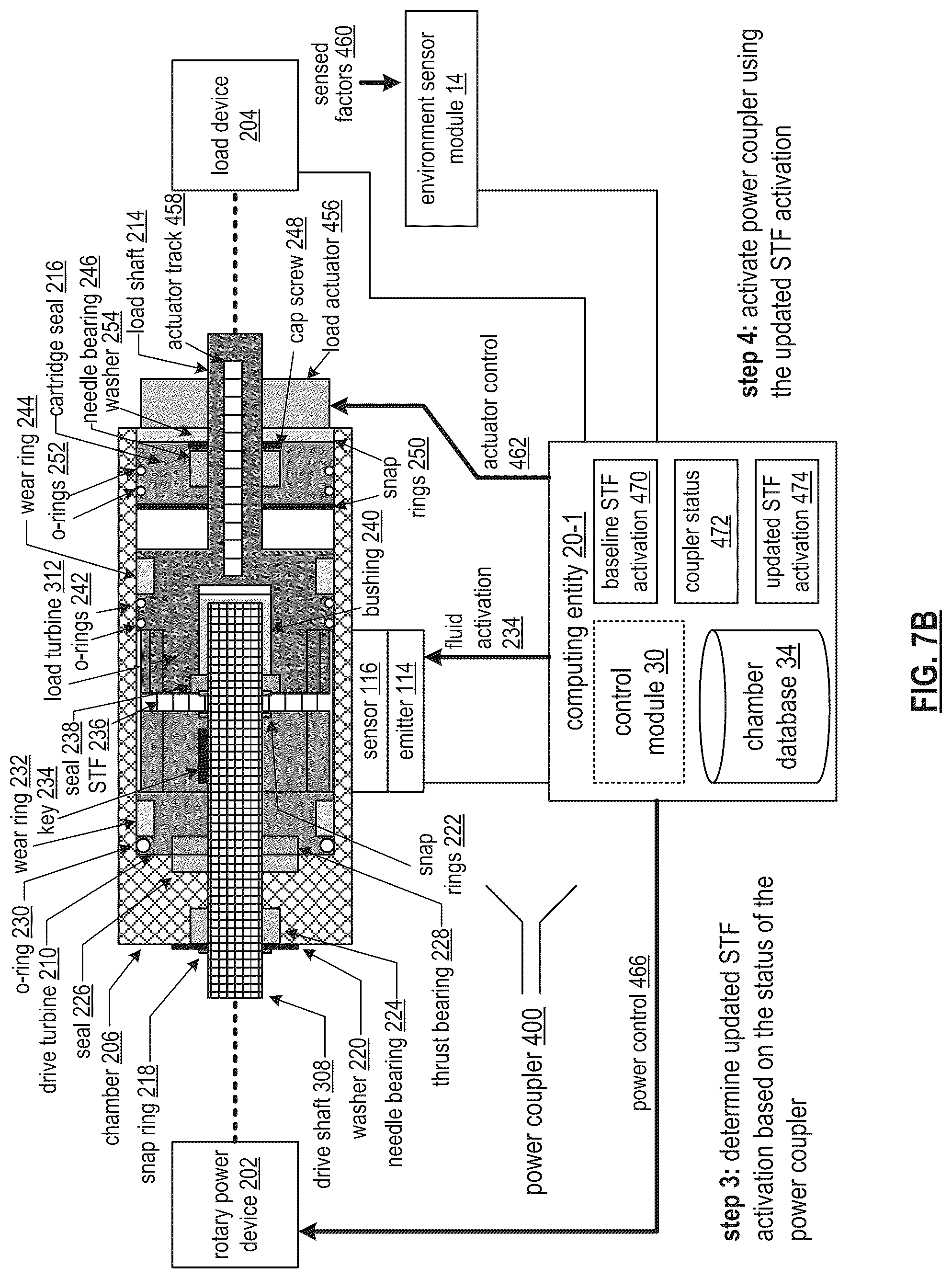 Patent US12297875 Figure 12 – Shear thickening fluid based rotary power shunt mechanism